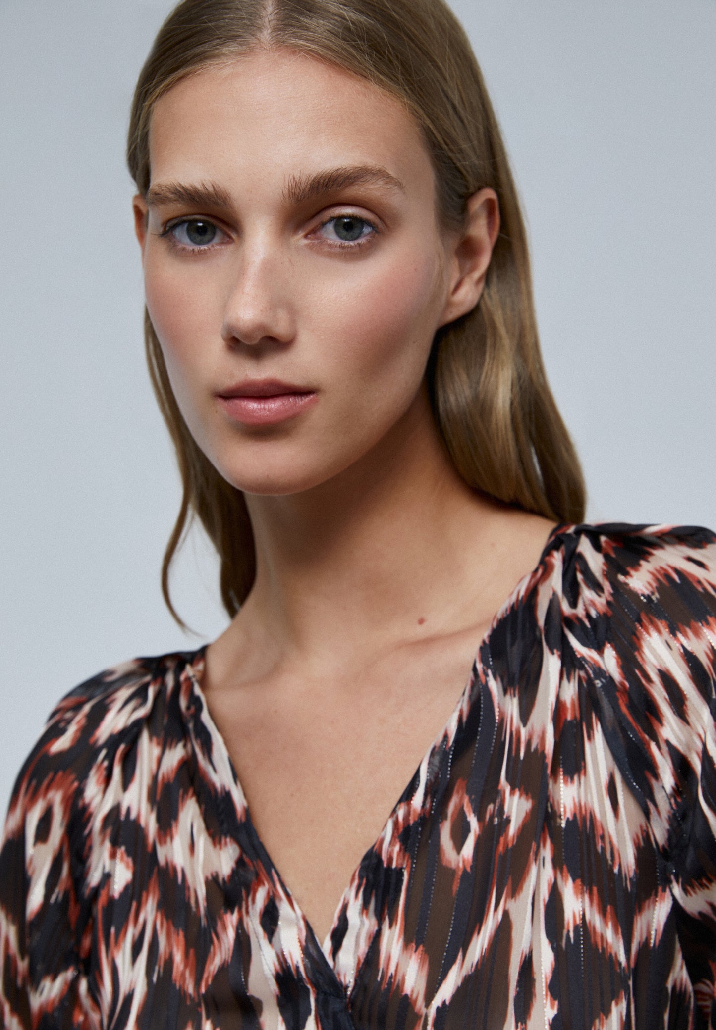 VESTIDO MINI PRINT CRUZADO