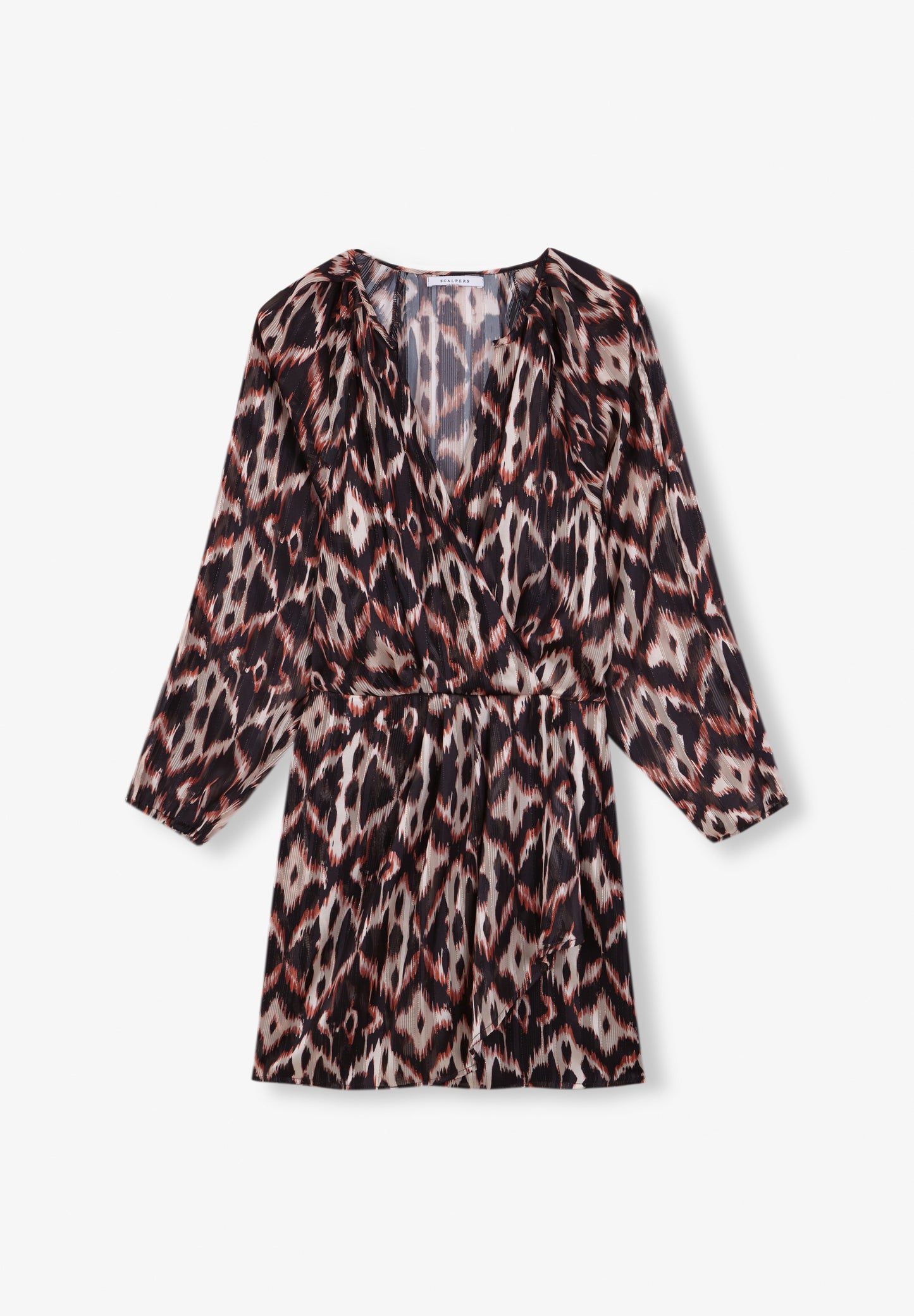 VESTIDO MINI PRINT CRUZADO