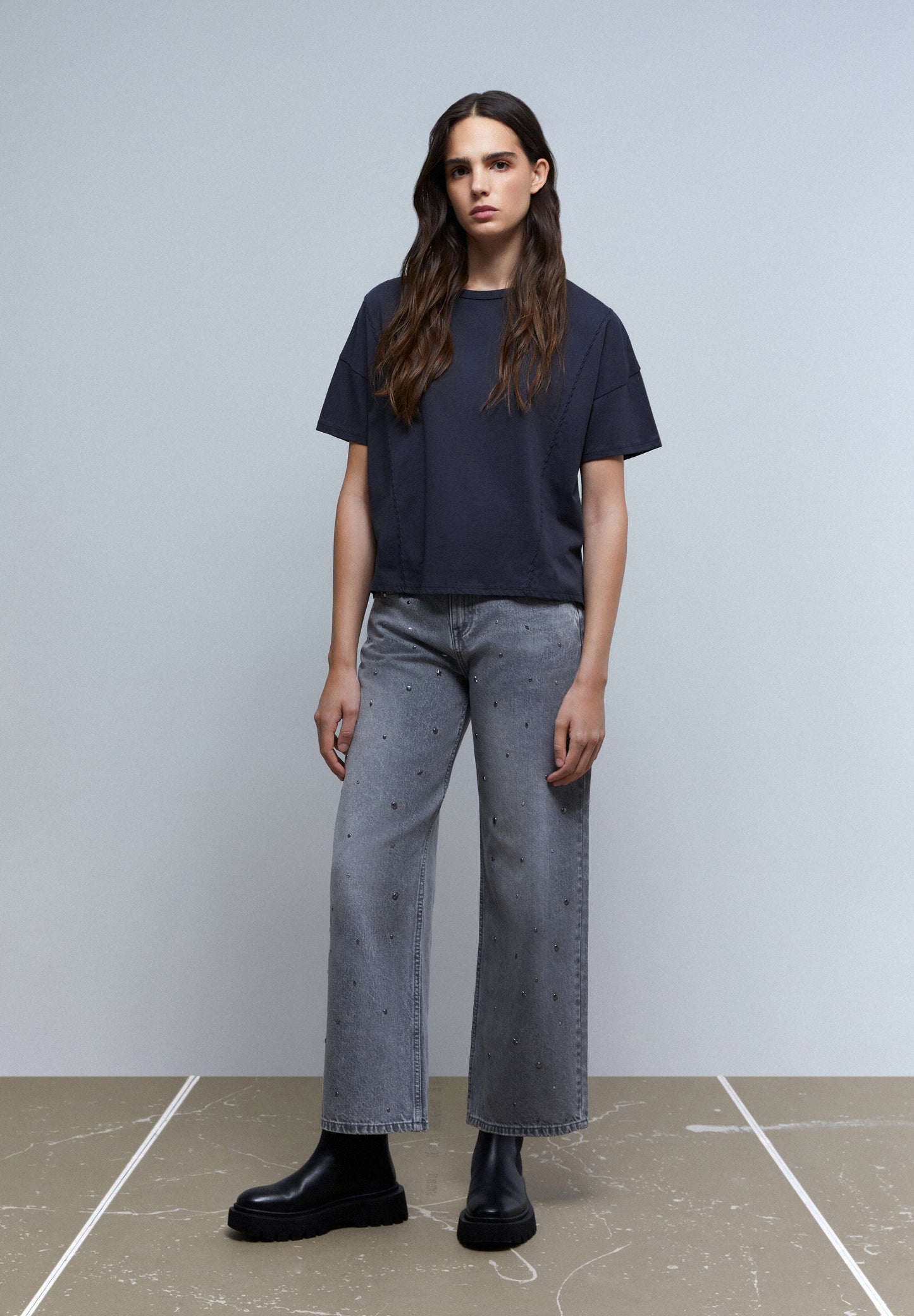 CAMISETA COSTURA CALAVERA TRASERA