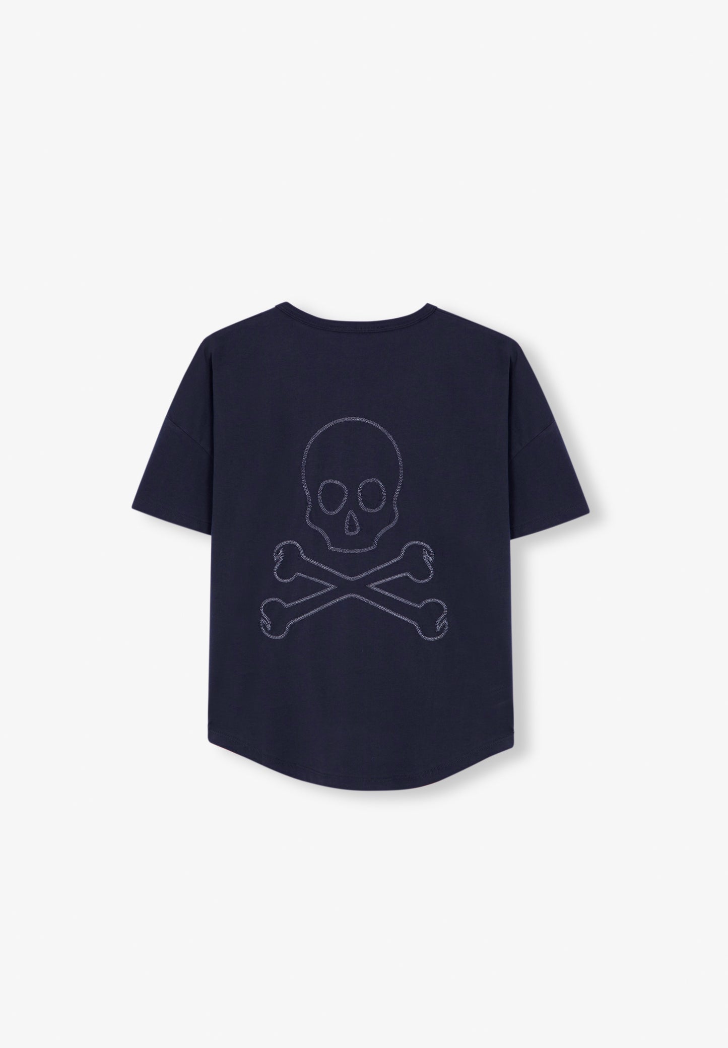 CAMISETA COSTURA CALAVERA TRASERA