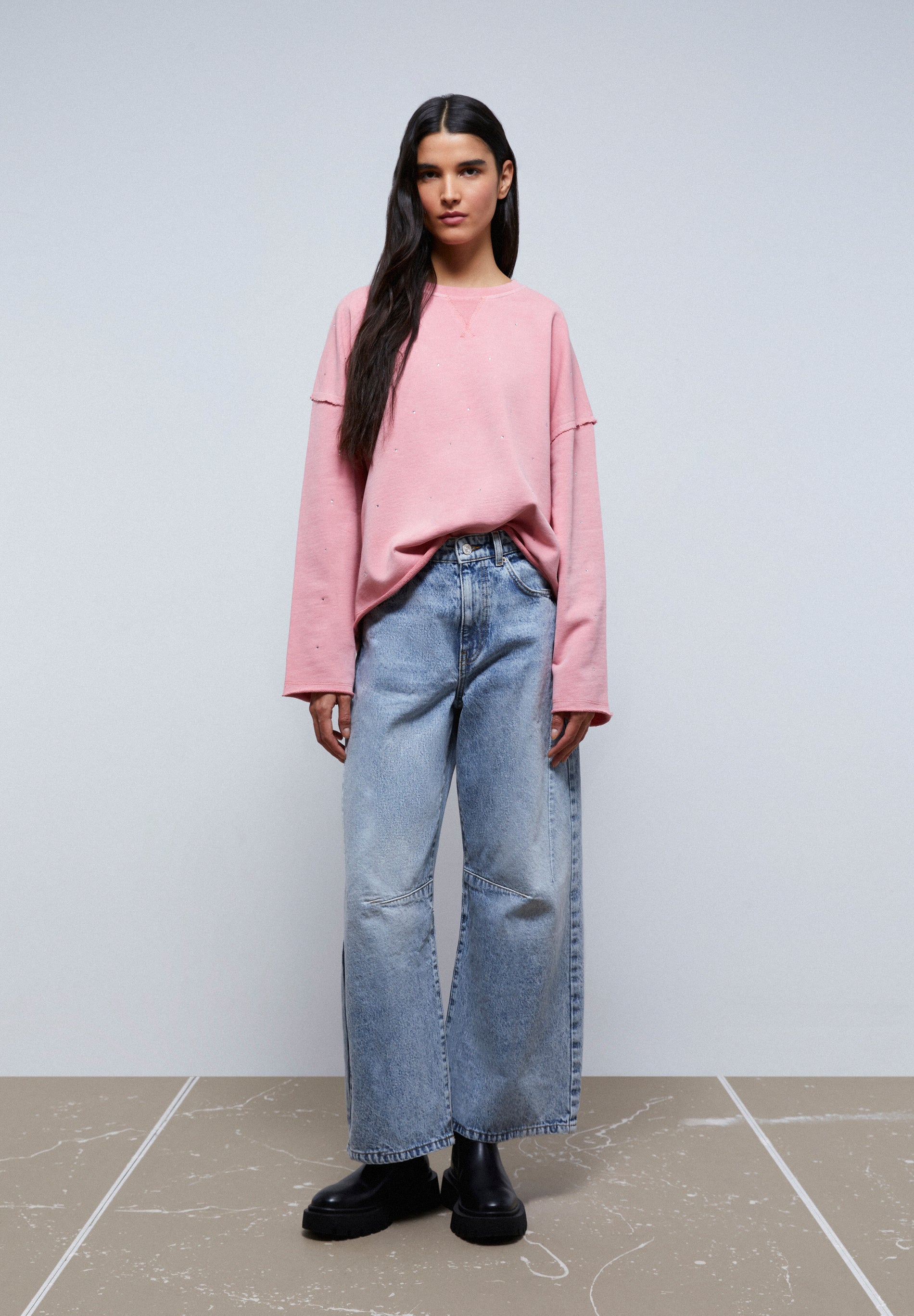 SUDADERA DETALLE CRISTALES