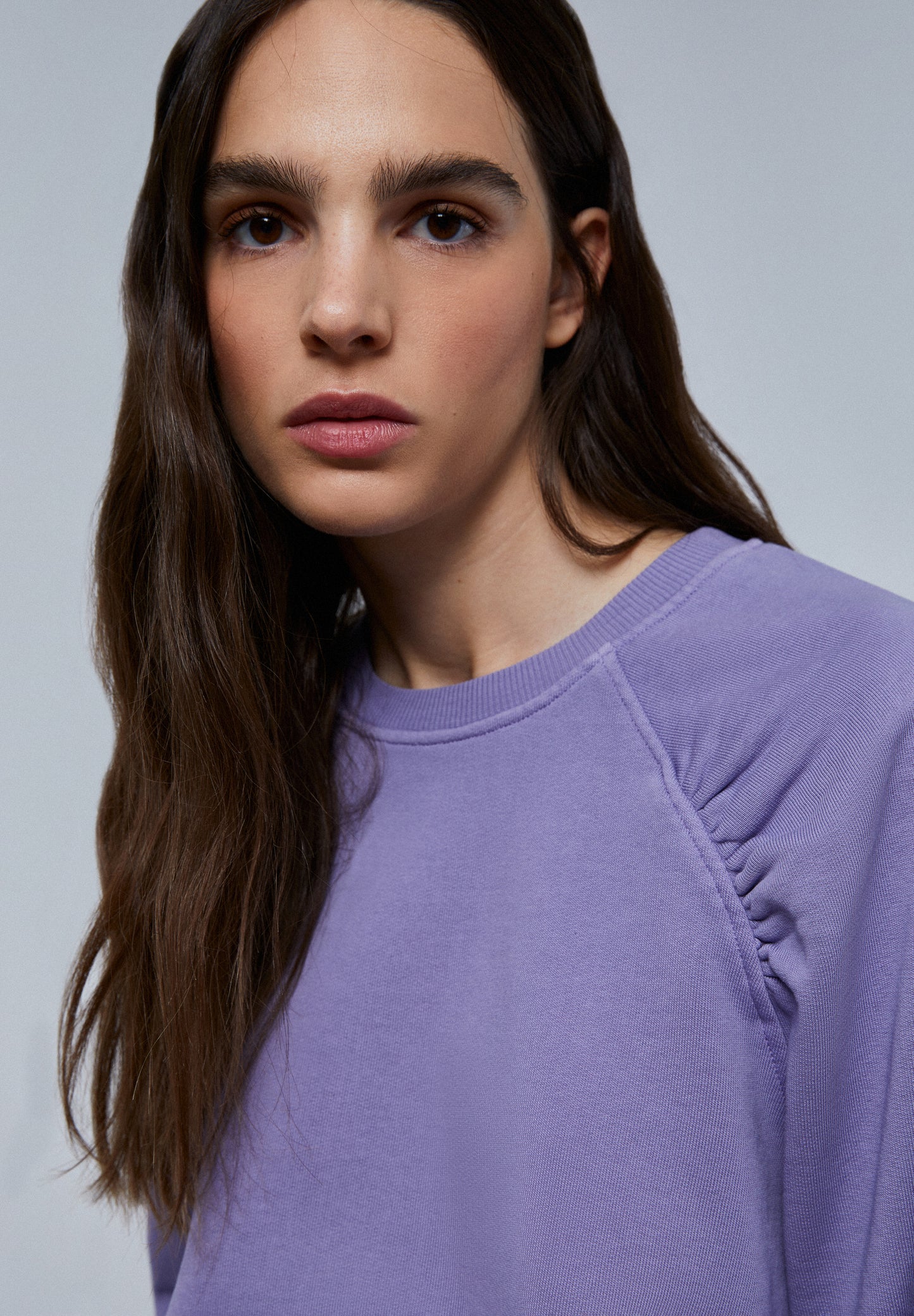 SUDADERA FRUNCE MANGA