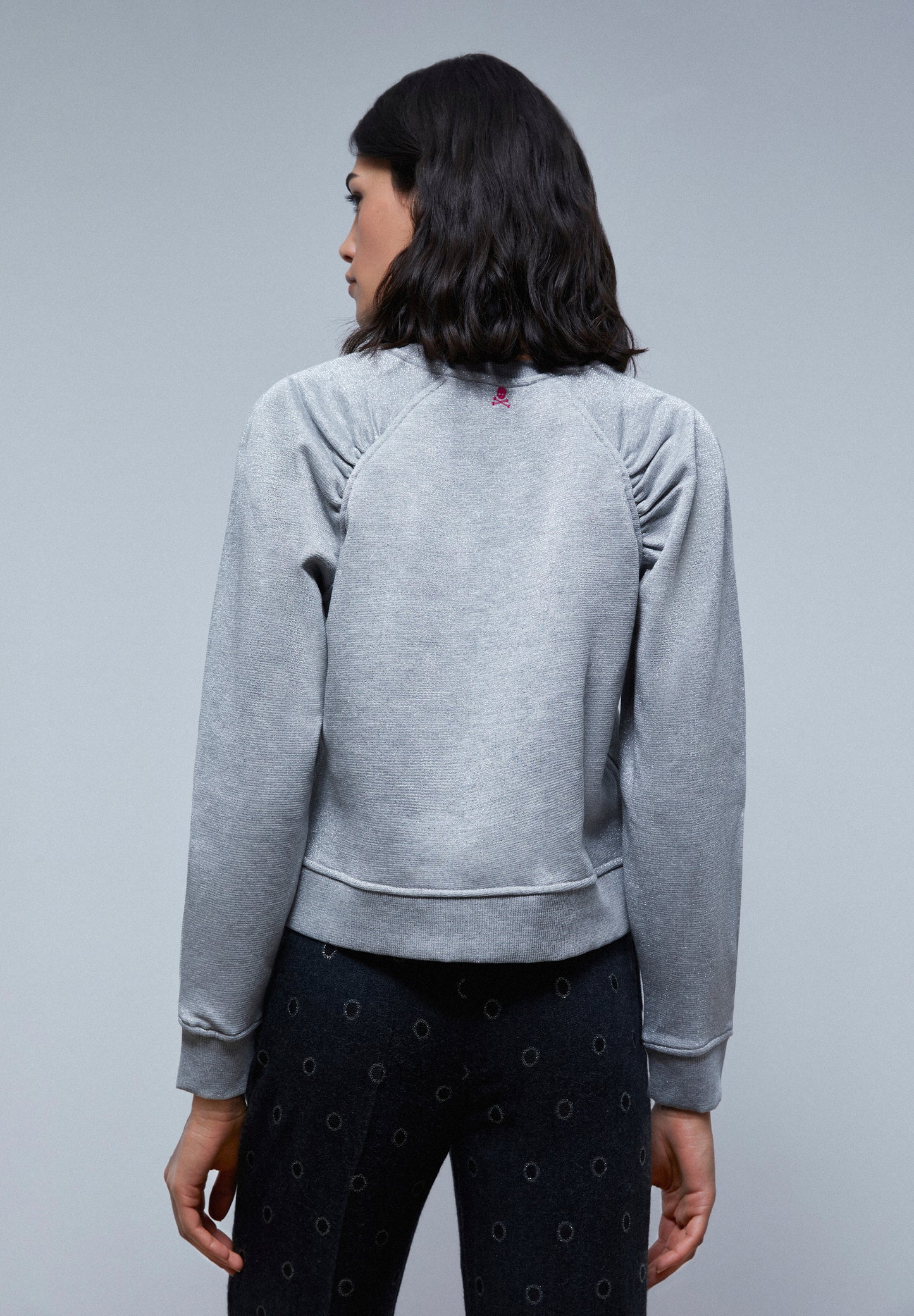 SUDADERA FRUNCE LUREX