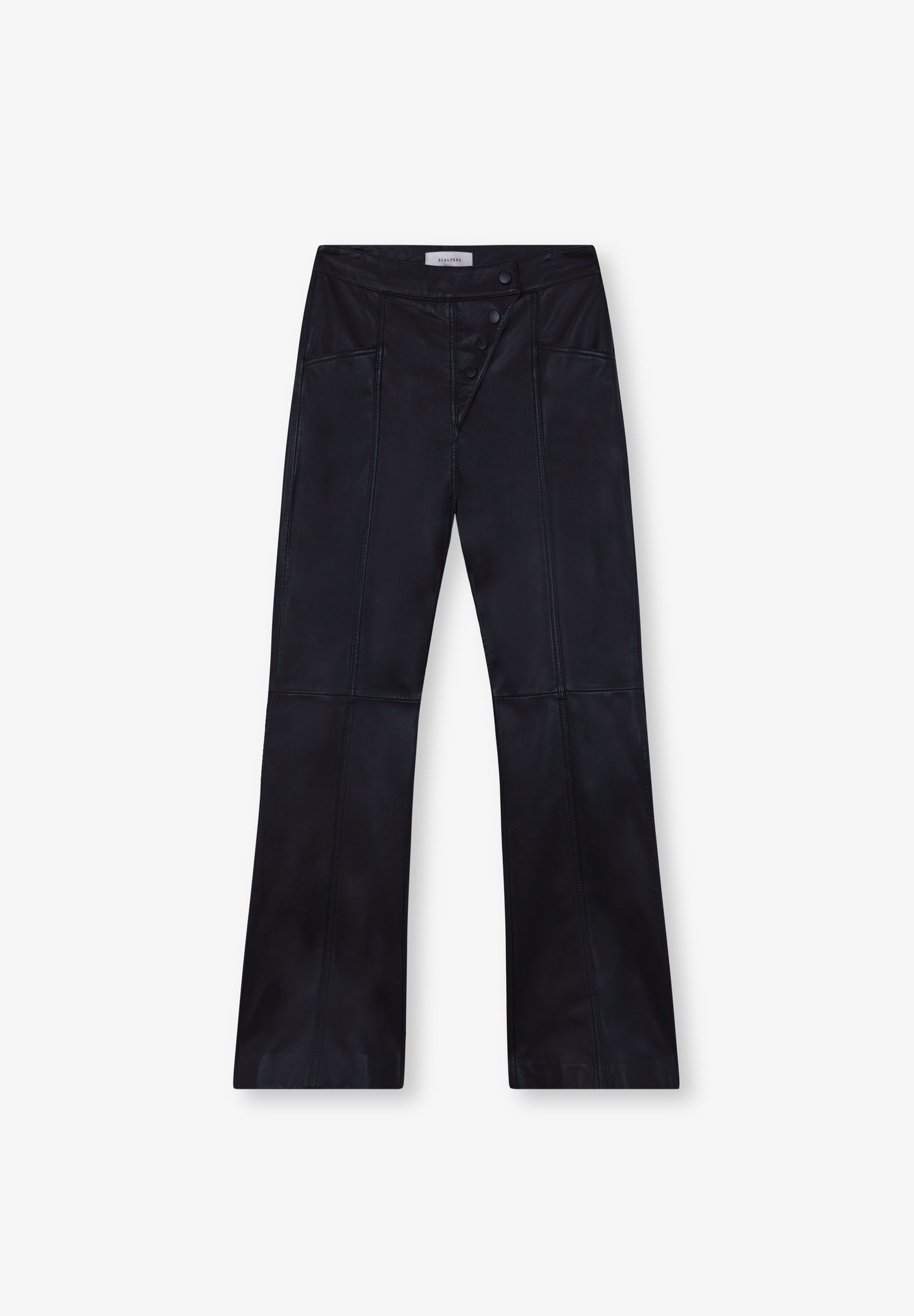 PANTALÓN ANKLE FLARE PIEL