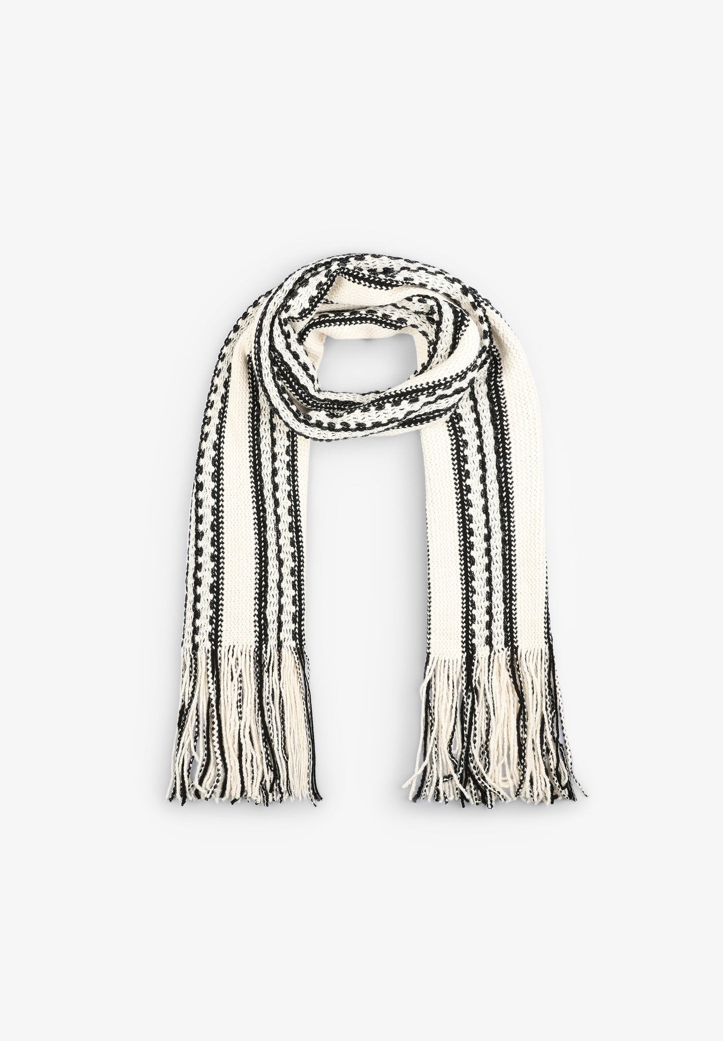 BUFANDA CROCHET FLECOS