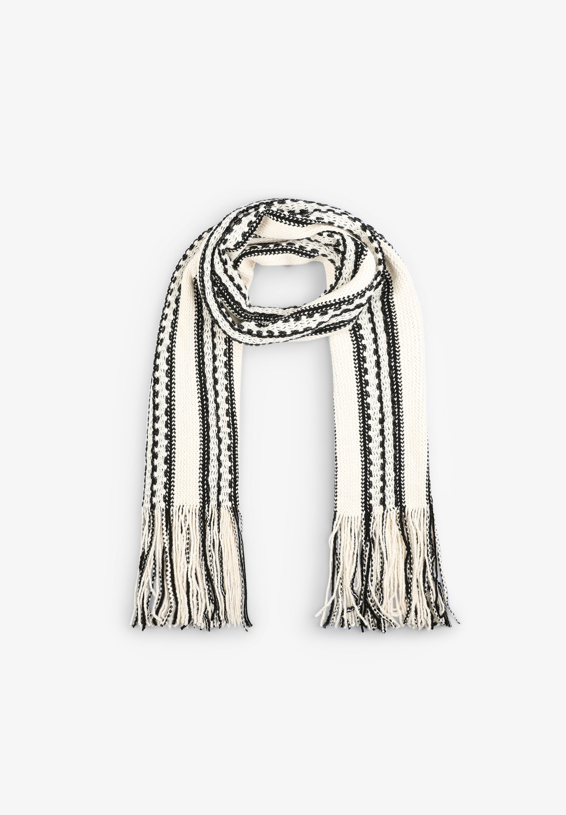 BUFANDA CROCHET FLECOS