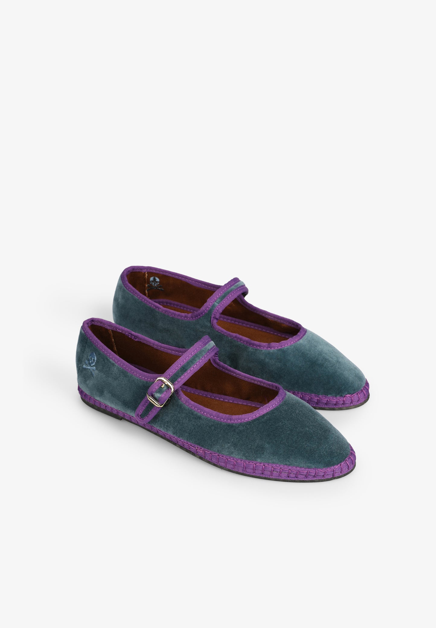 BAILARINAS TERCIOPELO HEBILLA