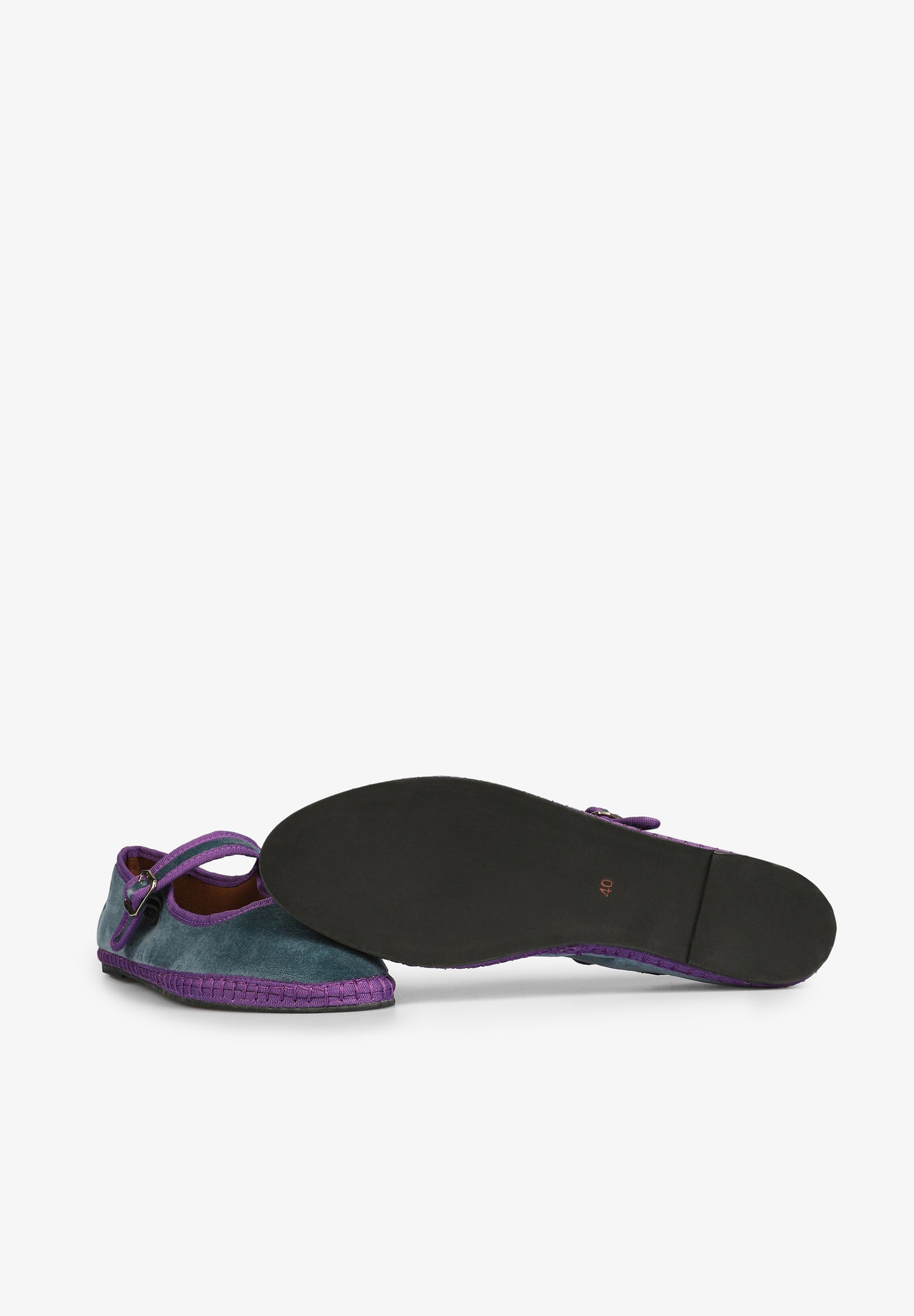 BAILARINAS TERCIOPELO HEBILLA