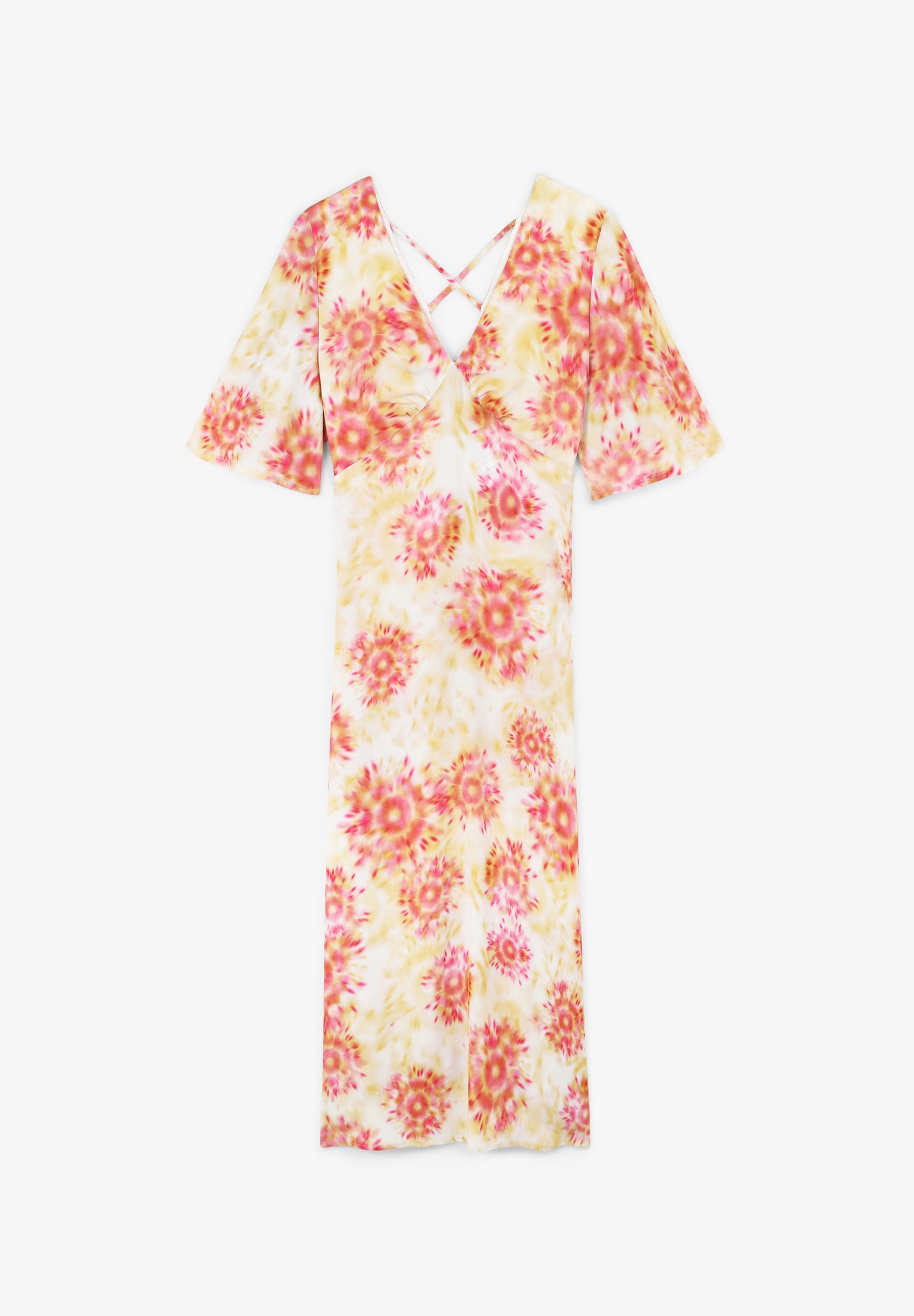 VESTIDO SATINADO DETALLE ESPALDA