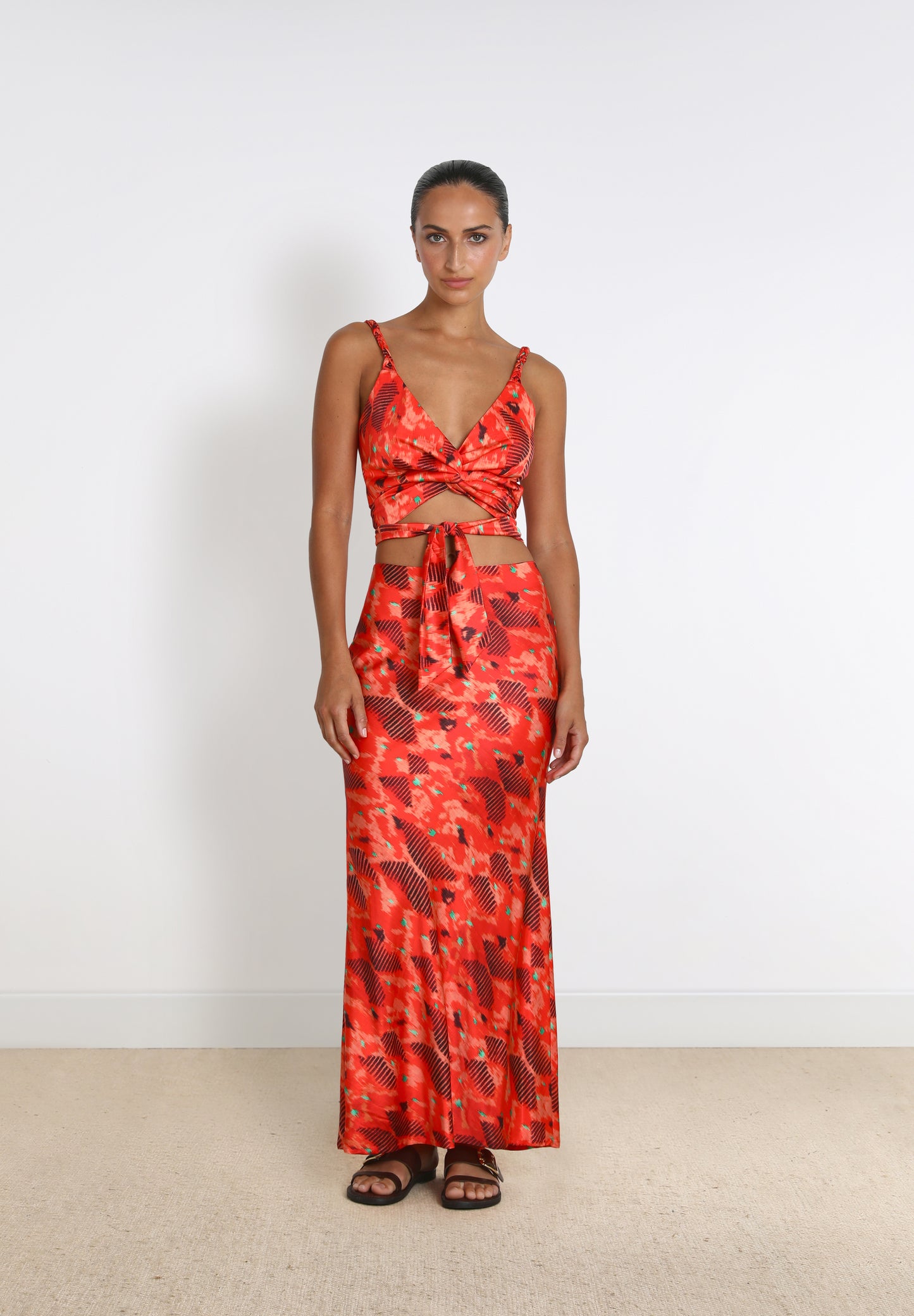 FALDA SATINADA PRINT