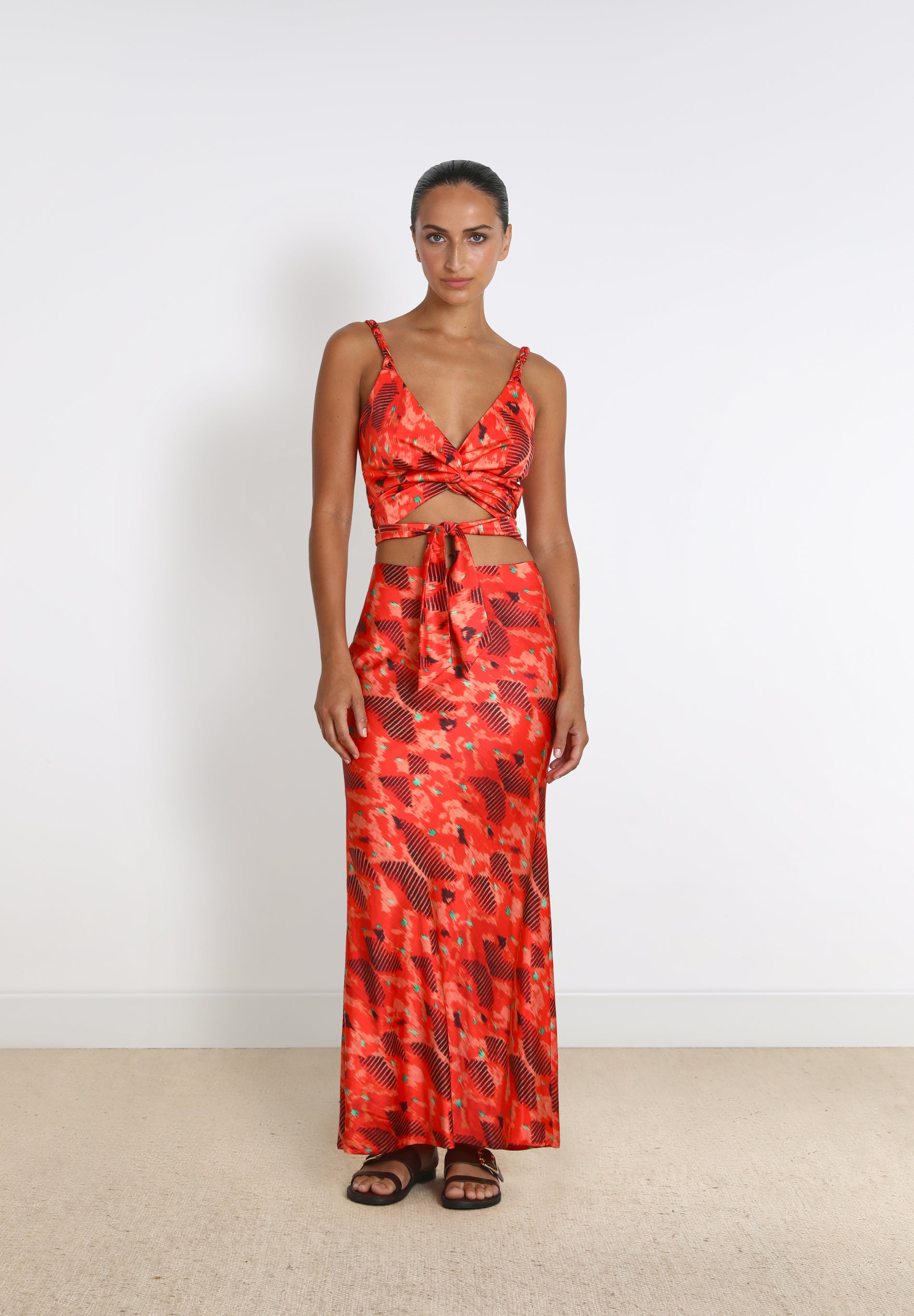 FALDA SATINADA PRINT