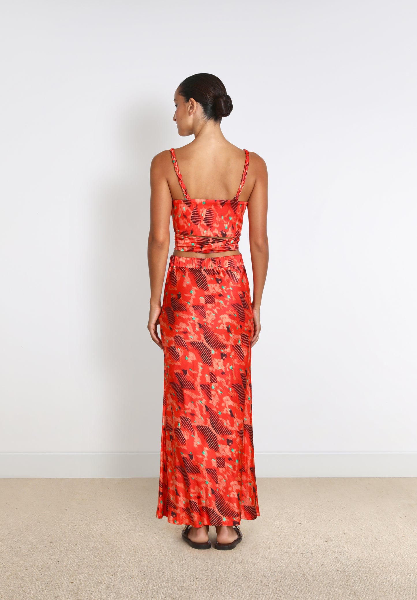 FALDA SATINADA PRINT