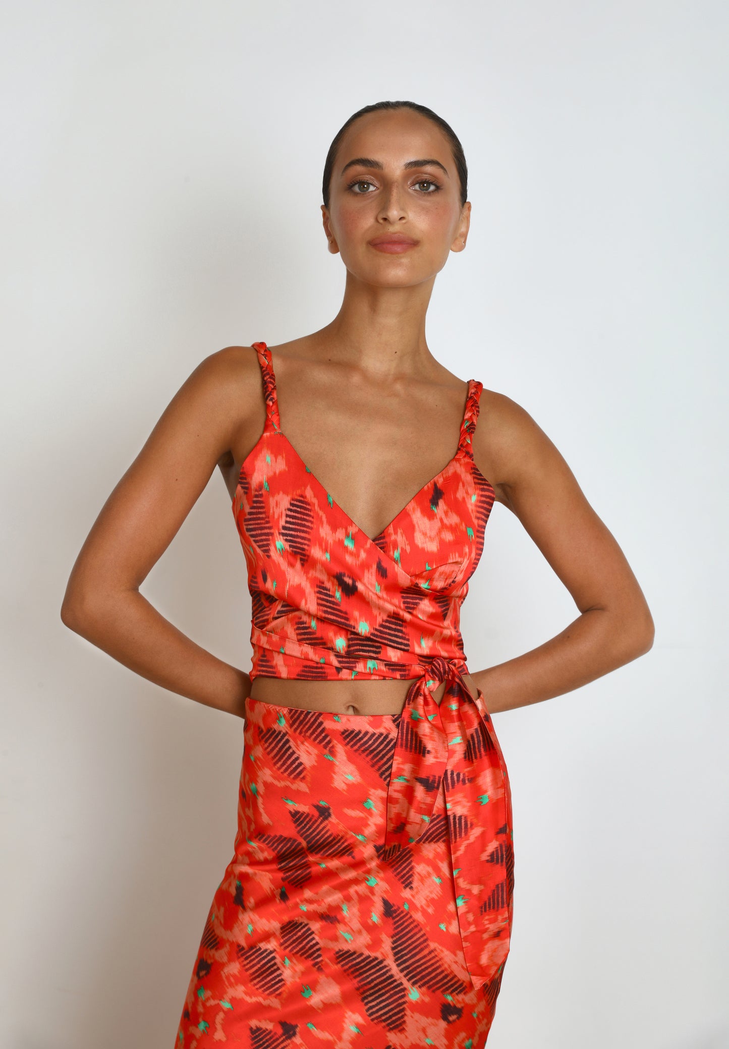 FALDA SATINADA PRINT