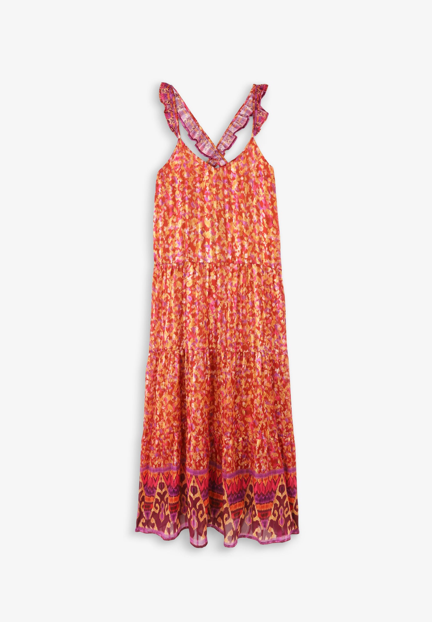 VESTIDO LARGO ESPALDA CRUZADA