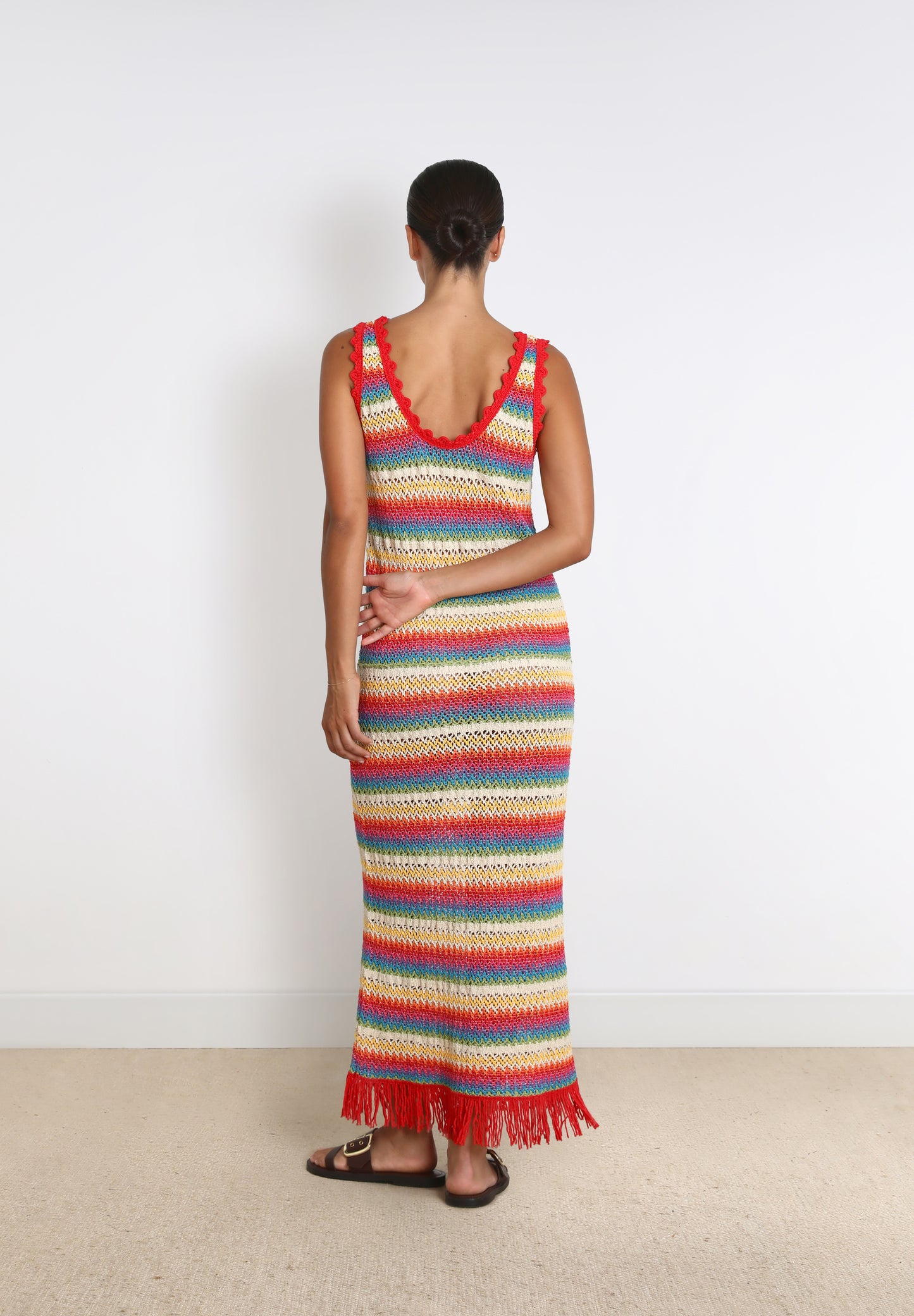 VESTIDO RAYAS CROCHET