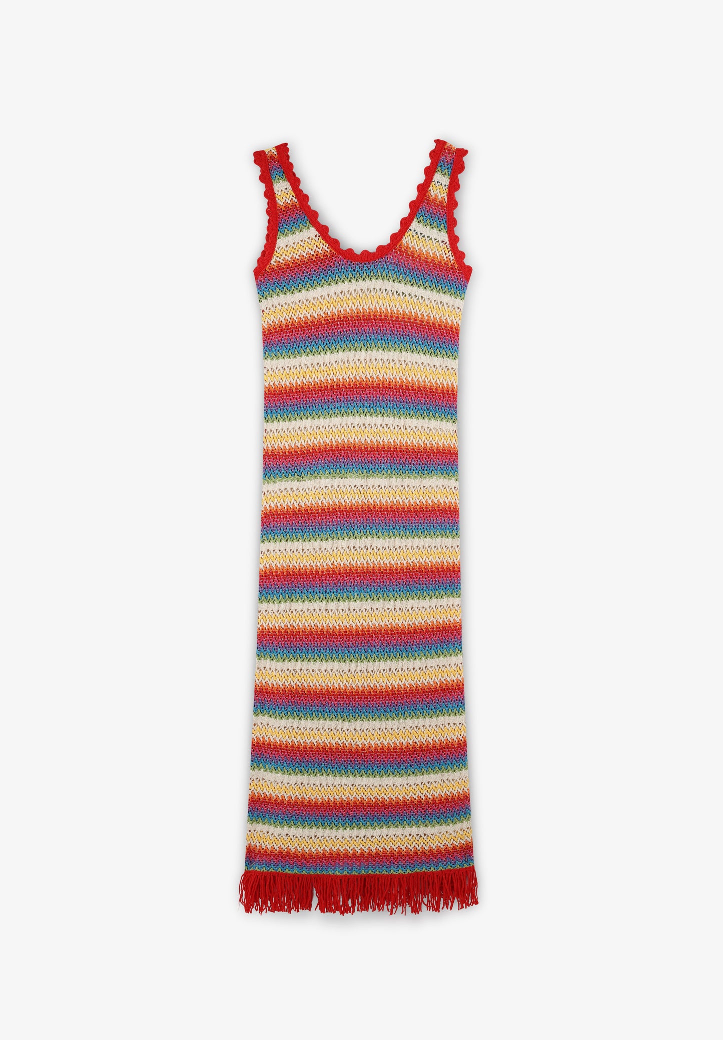 VESTIDO RAYAS CROCHET