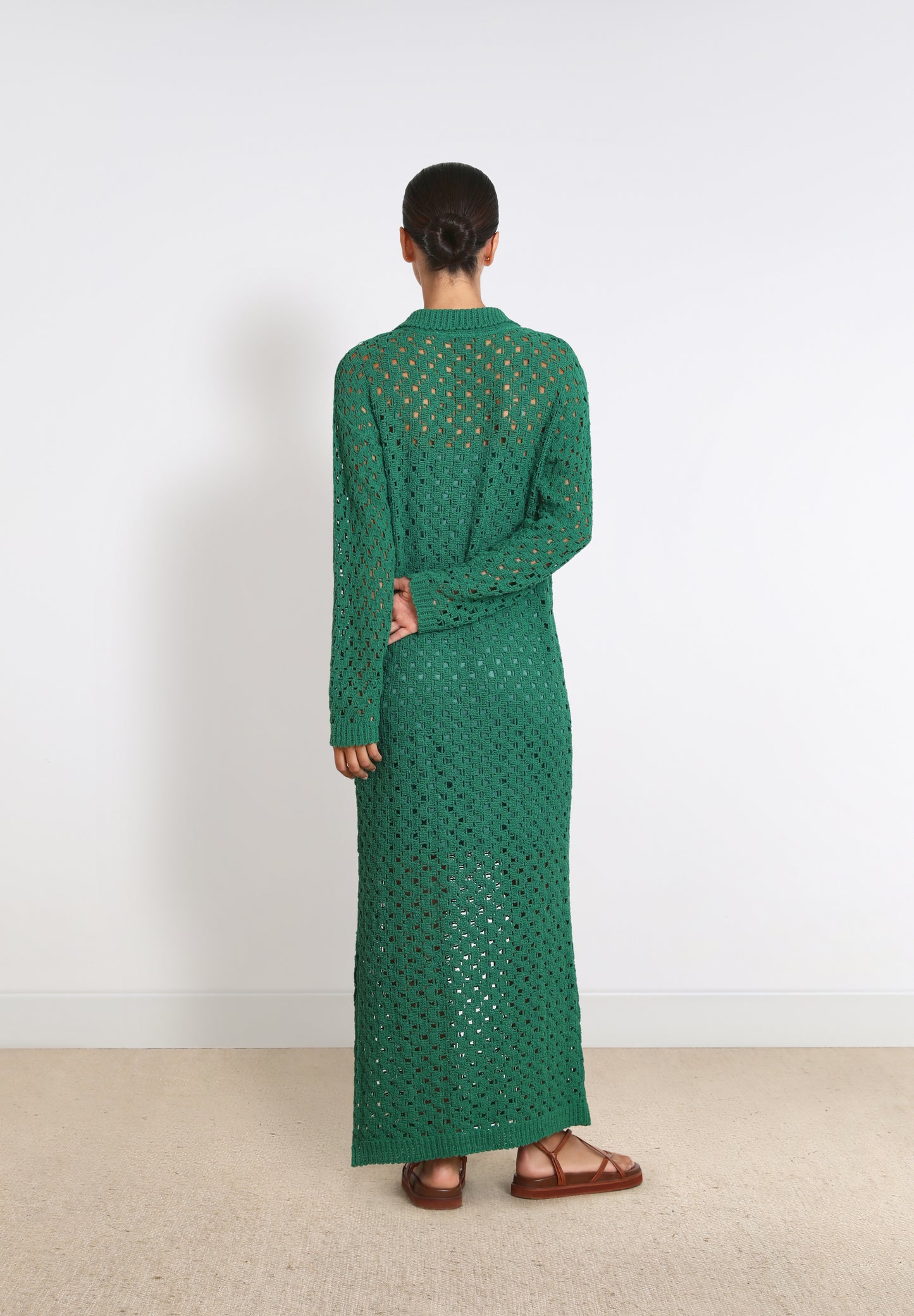 VESTIDO LARGO CROCHET