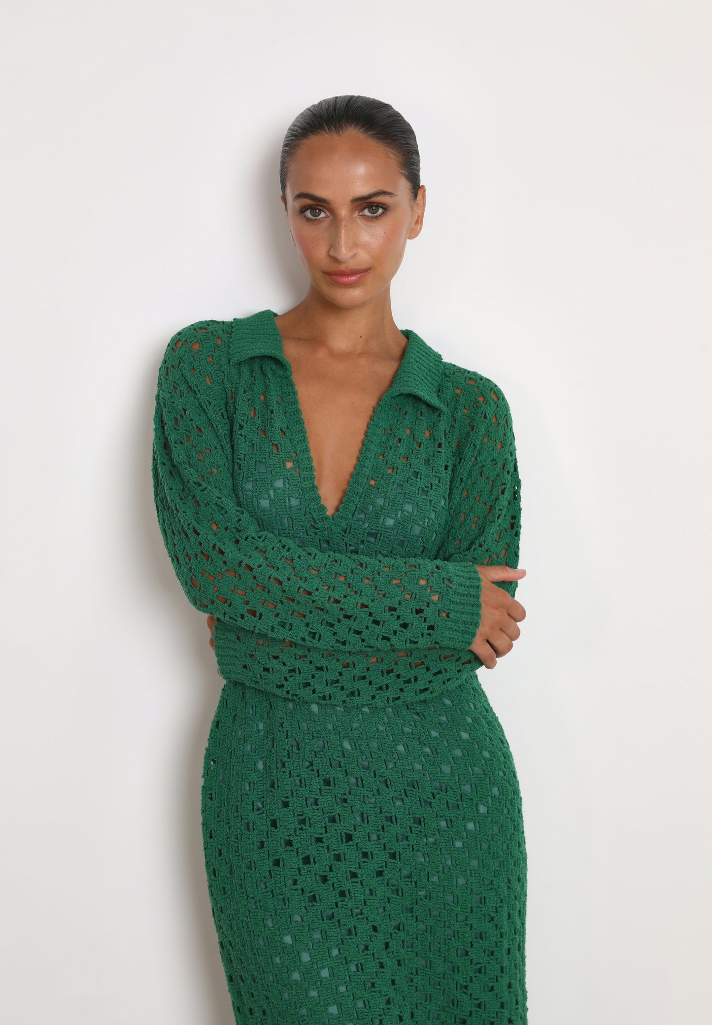 VESTIDO LARGO CROCHET
