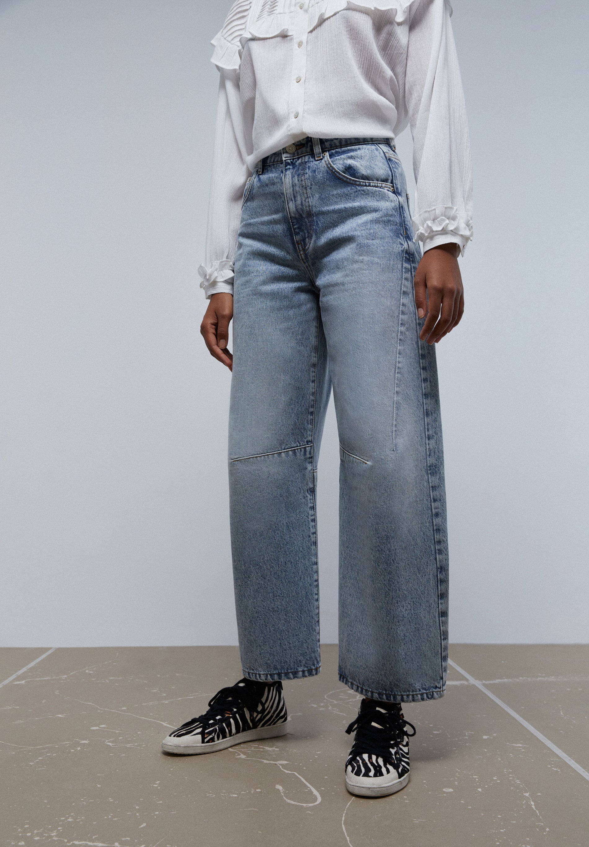 SNEAKERS ALTAS CEBRA