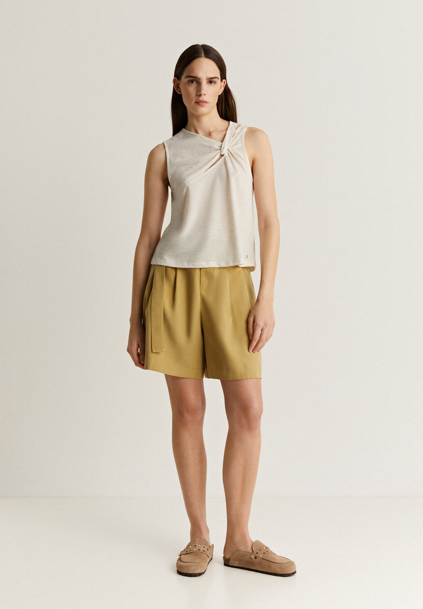 CAMISETA RÚSTICA RAYAS NUDO