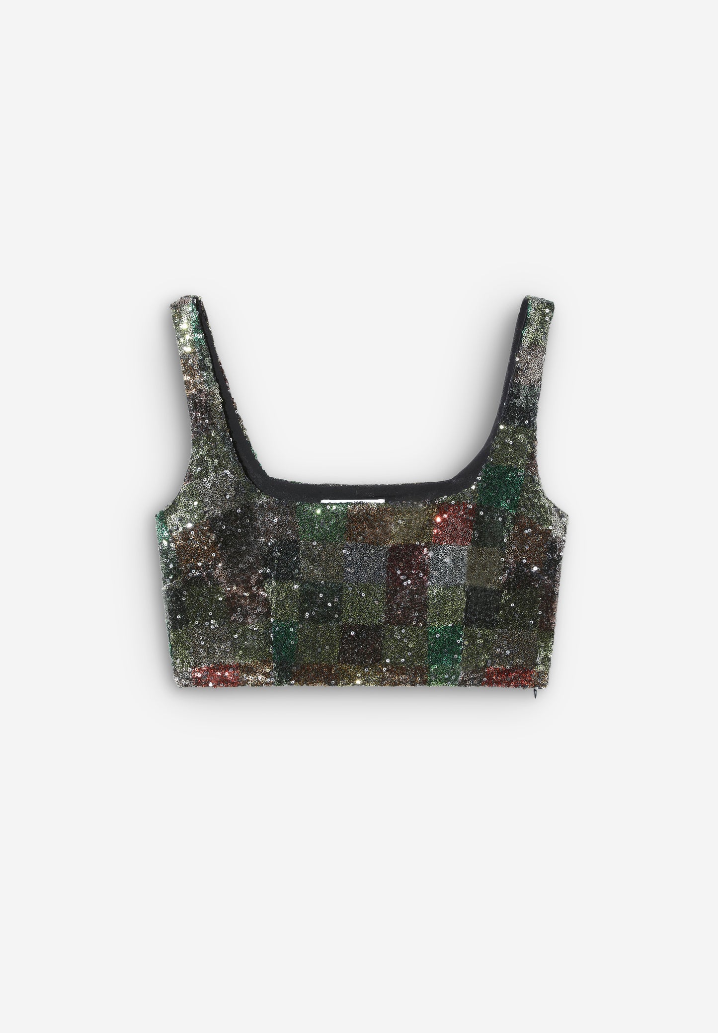 TOP MINI CROPPED LENTEJUELAS