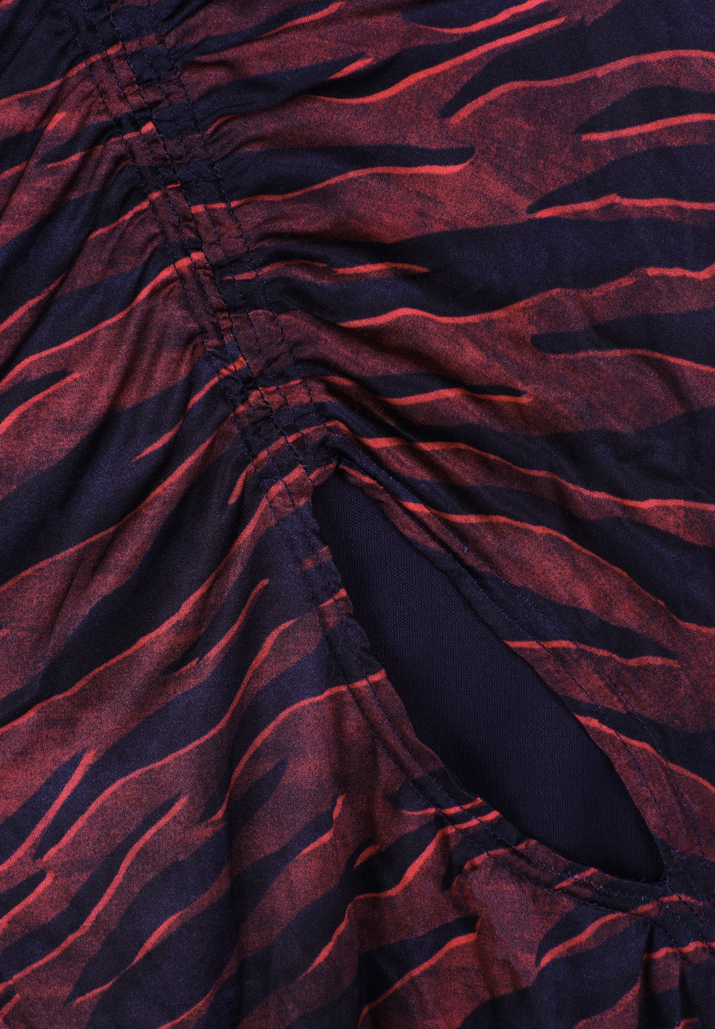 VESTIDO MIDI SATINADO ANIMAL PRINT