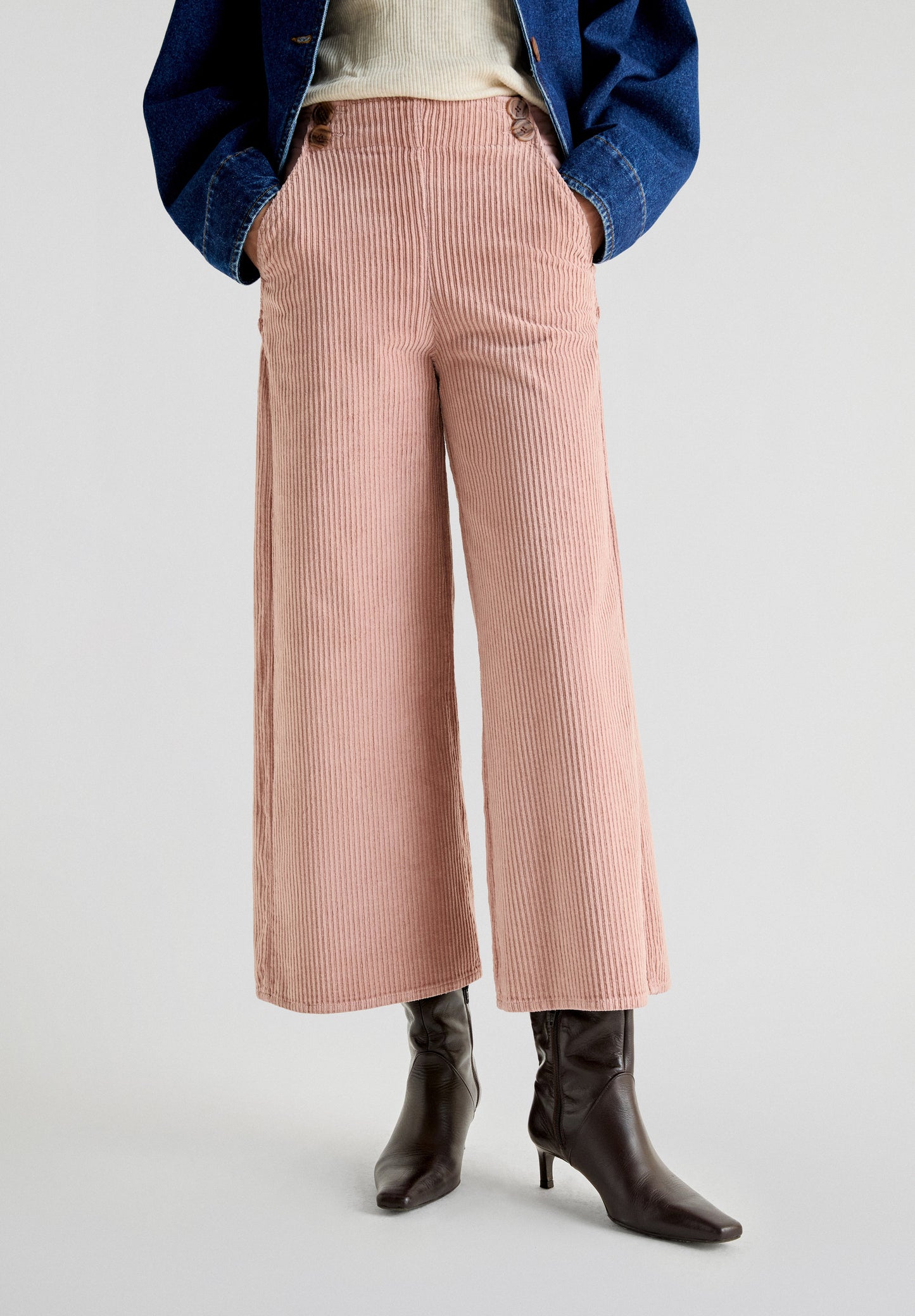 CORDUROY BUTTONS CULOTTE