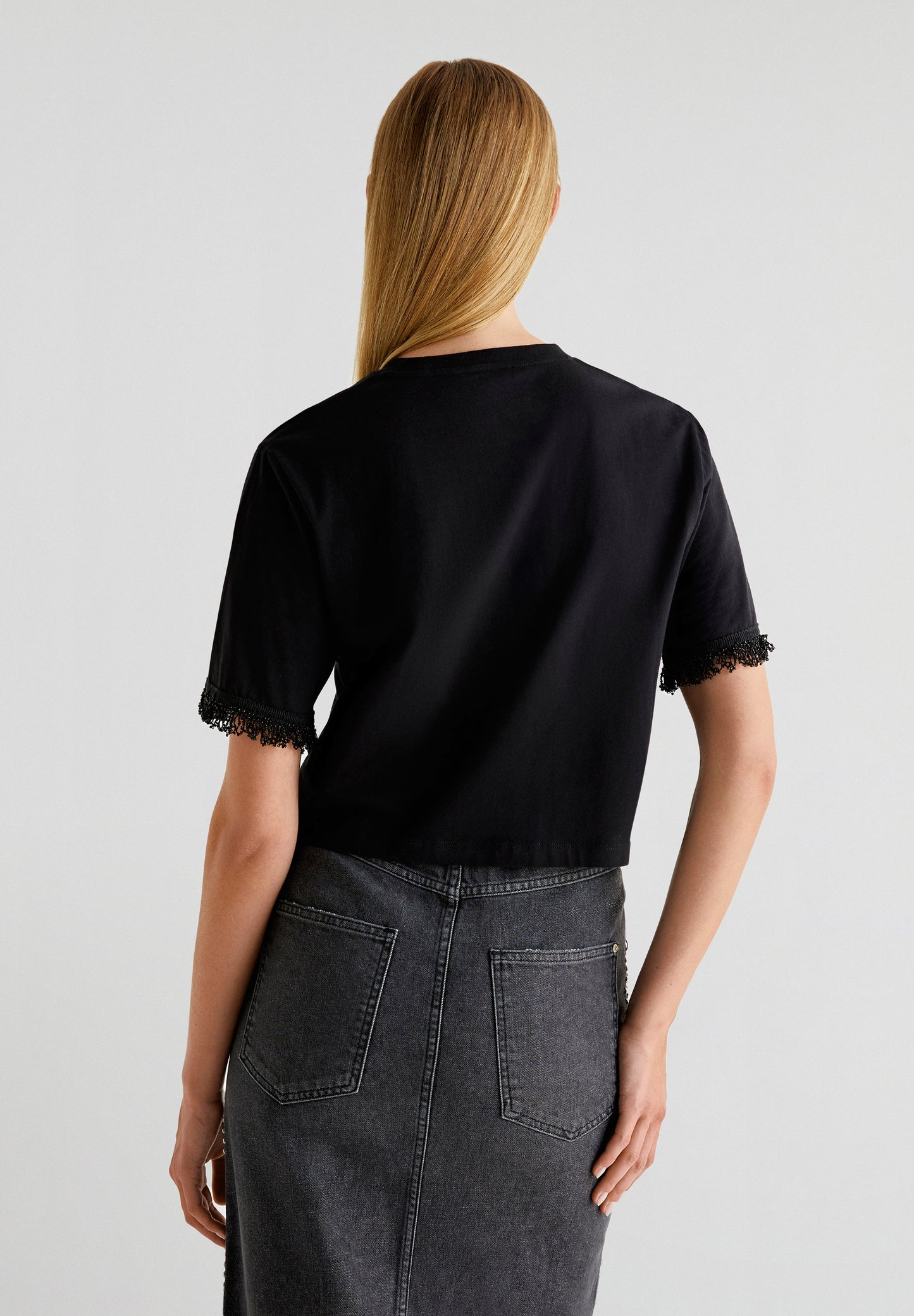 CAMISETA FLECOS ABALORIOS