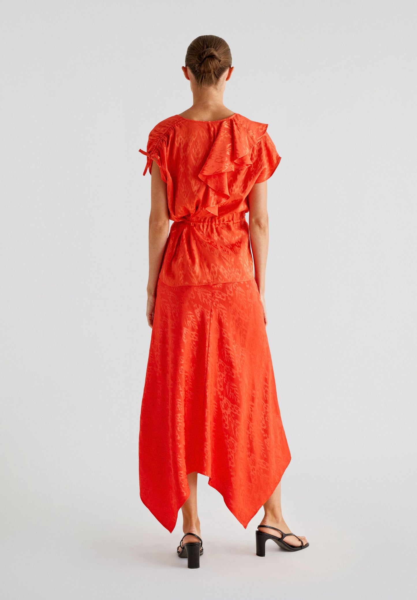 FALDA MIDI ASIMÉTRICA