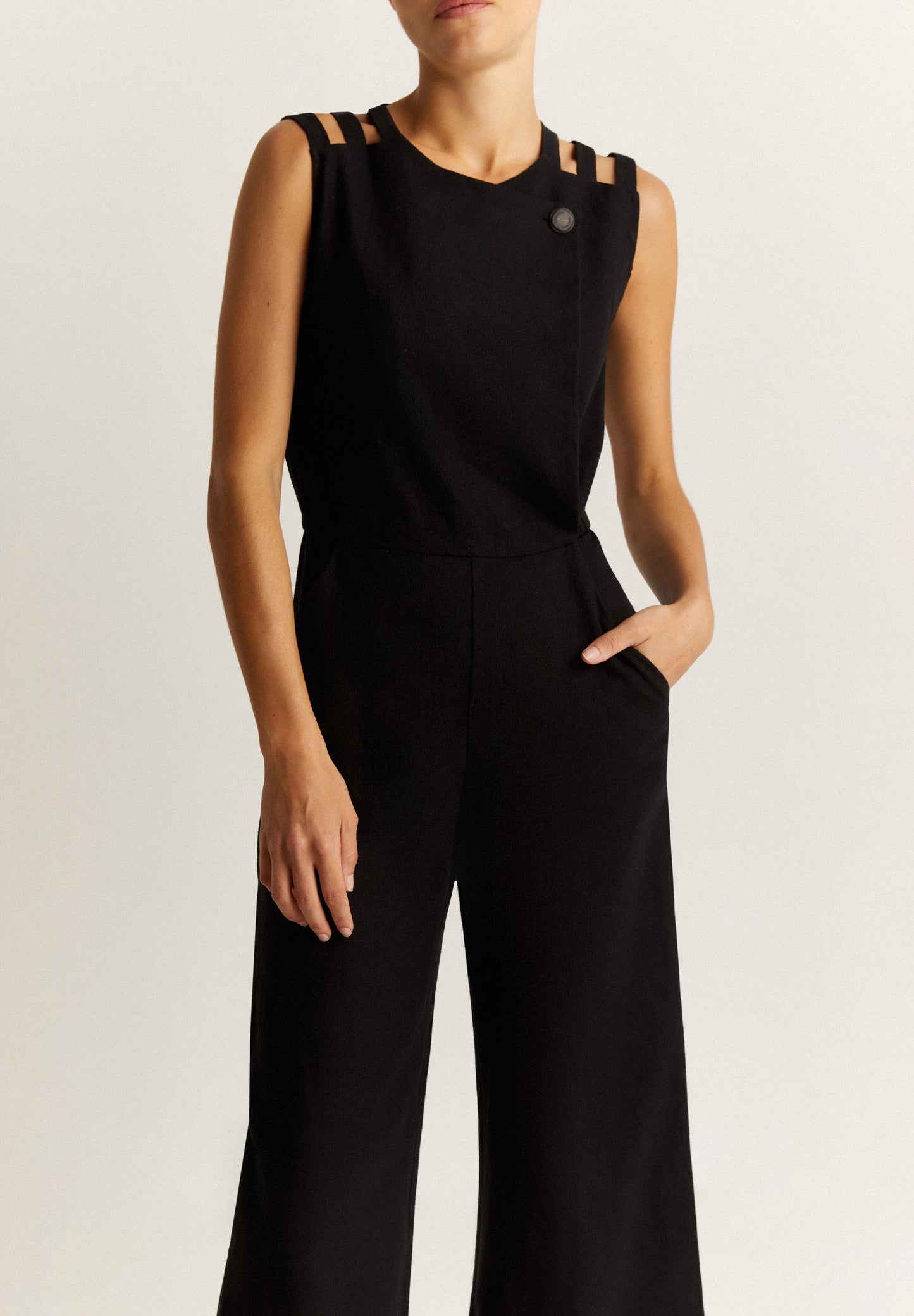 MONO LINO ESCOTE DOBLE MULTIPOSICÓN