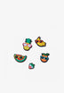 CROCS | PACK 5 JIBBITZ FRUTAS