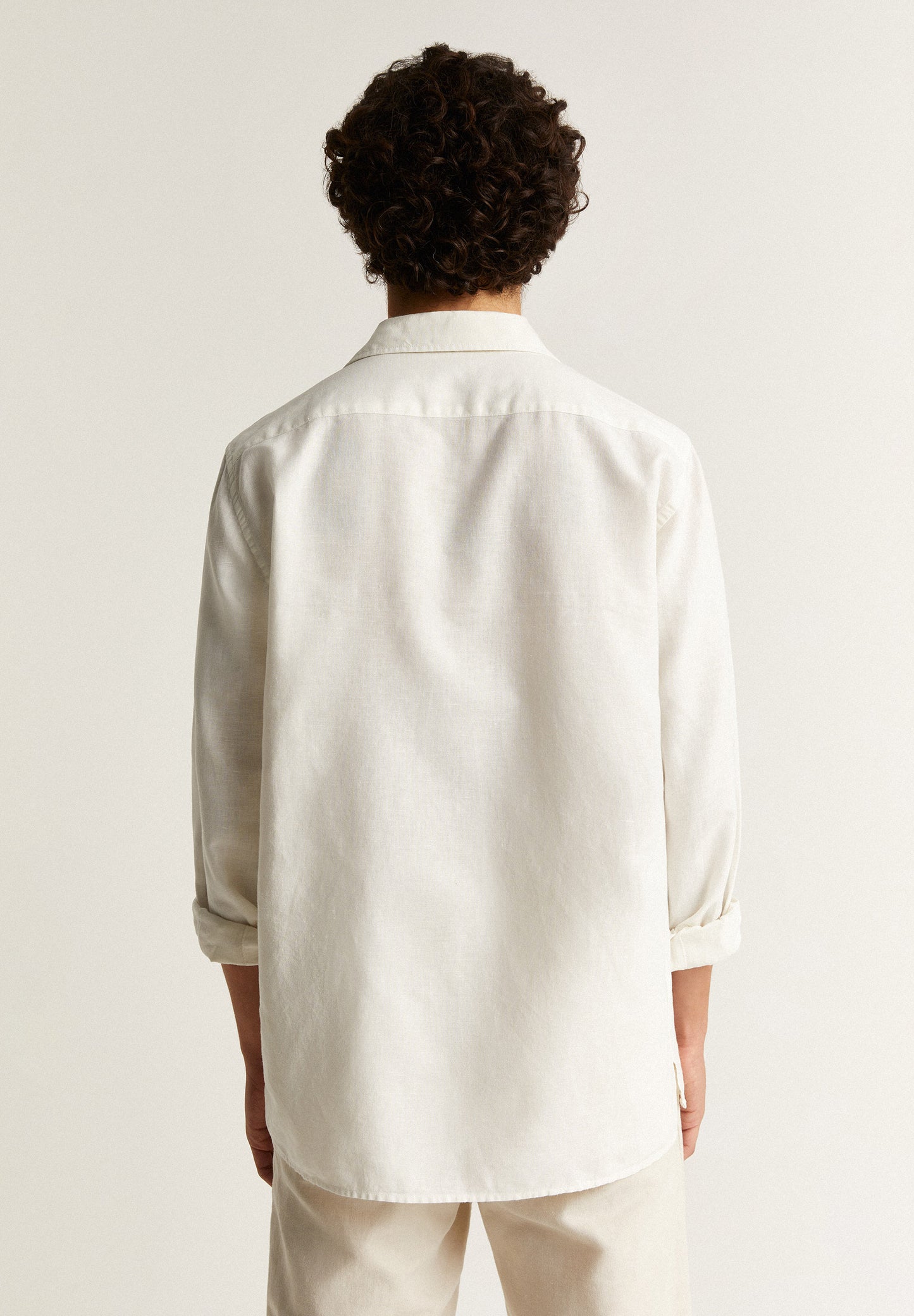 CAMISA LINO CUELLO PIJAMERO