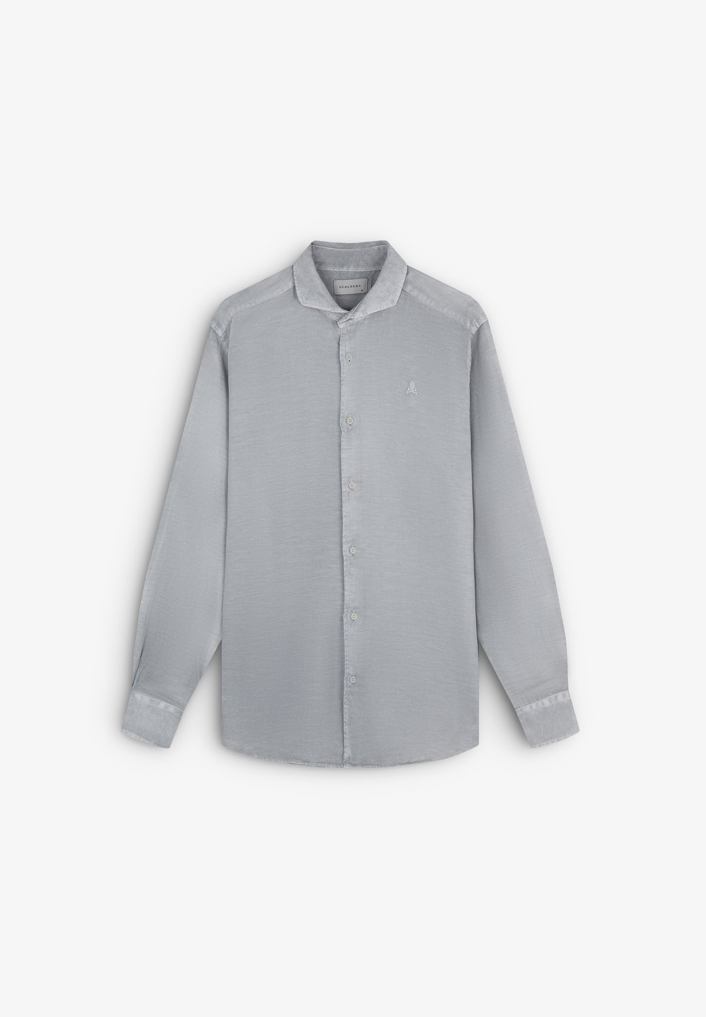 CAMISA LINO CALAVERA