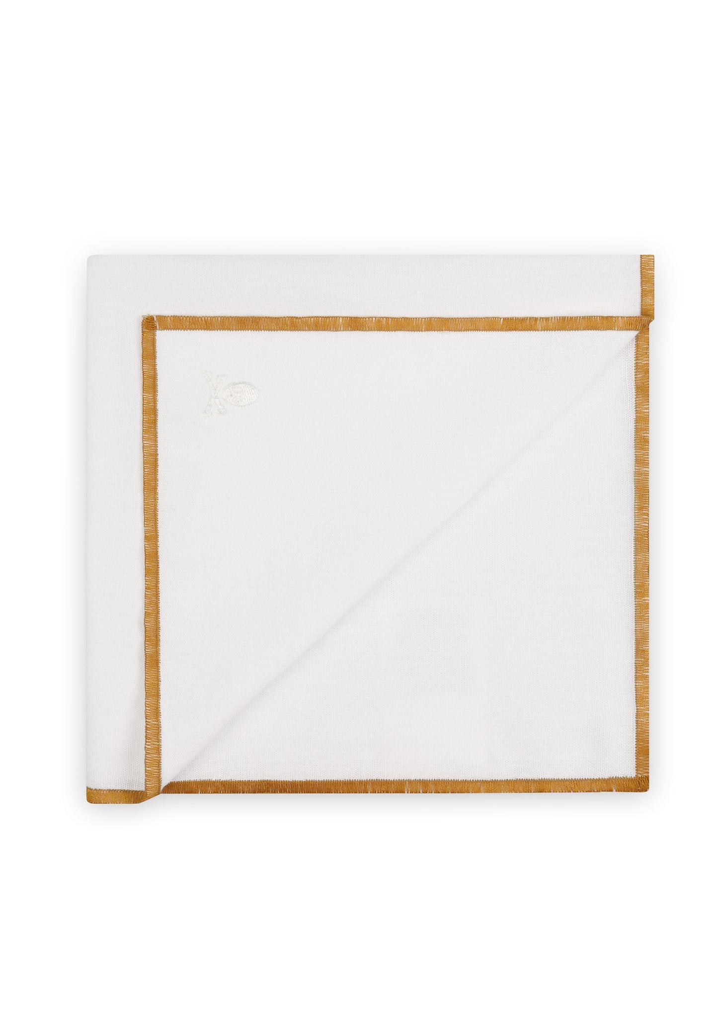 PACK SERVILLETAS LINO BORDE CONTRASTE