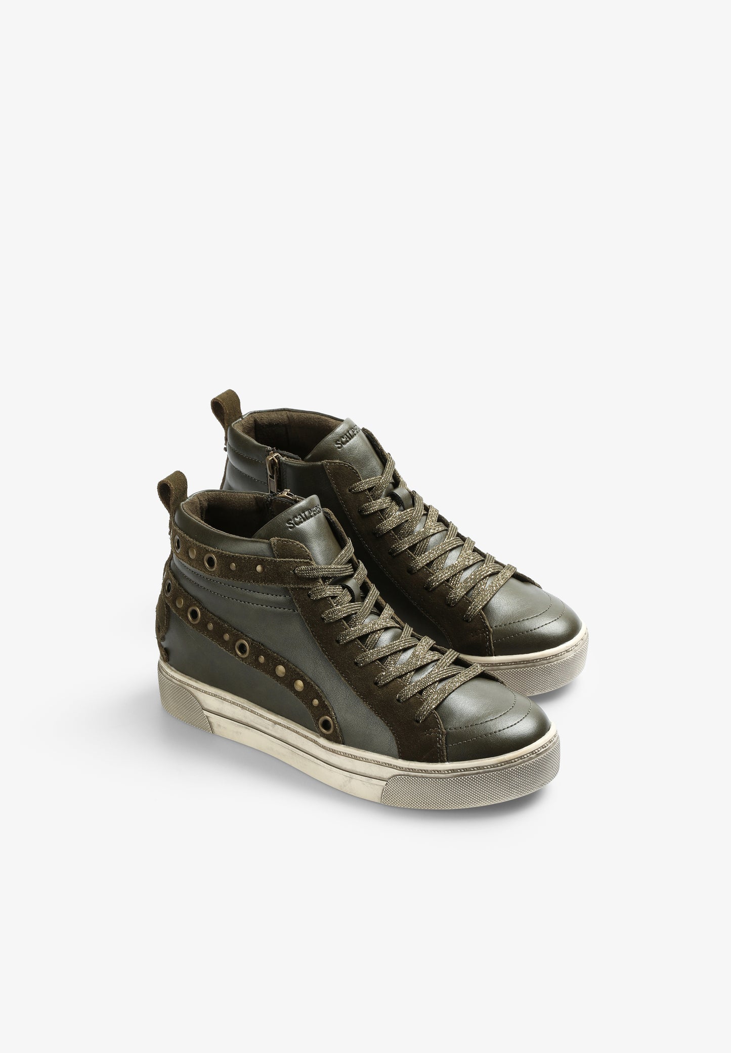 SNEAKERS BOTAS ALTAS TACHUELAS