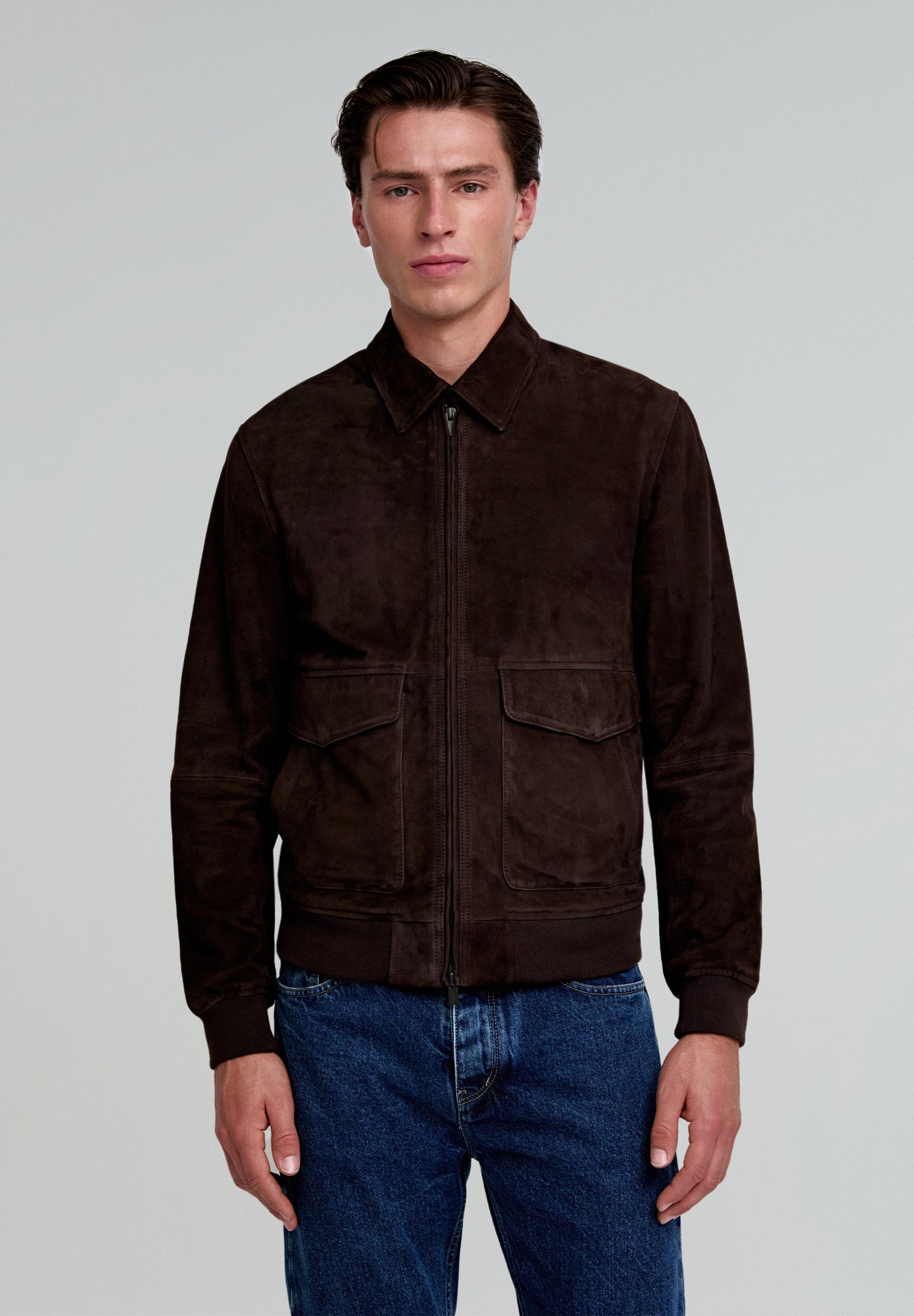 CHAQUETA BOMBER PREMIUM PIEL