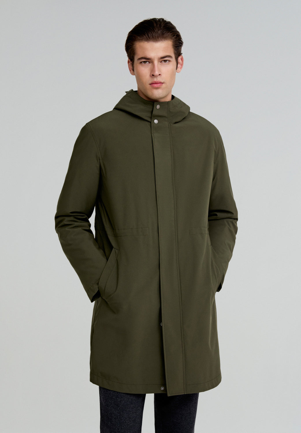 Parka Larga Scalpers Parka Hombre Scalpers Abrigo Lana PARKA TIPO