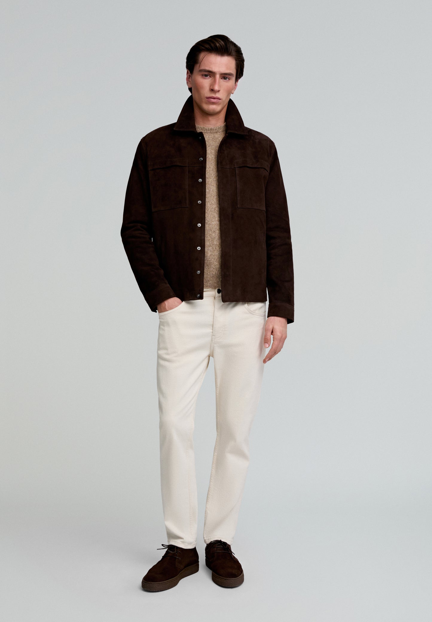 VATNA SUEDE OVERSHIRT