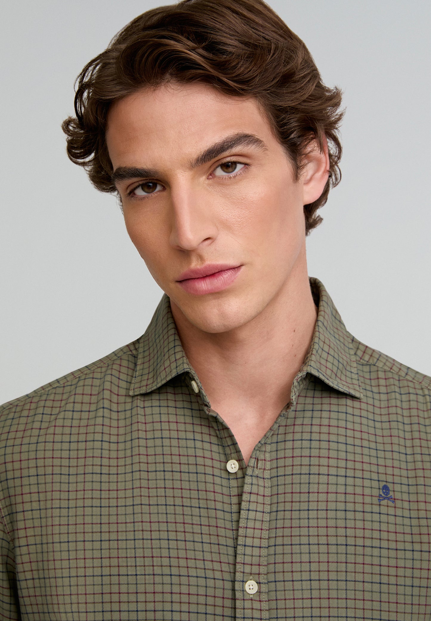 CAMISA CUADROS CALAVERA