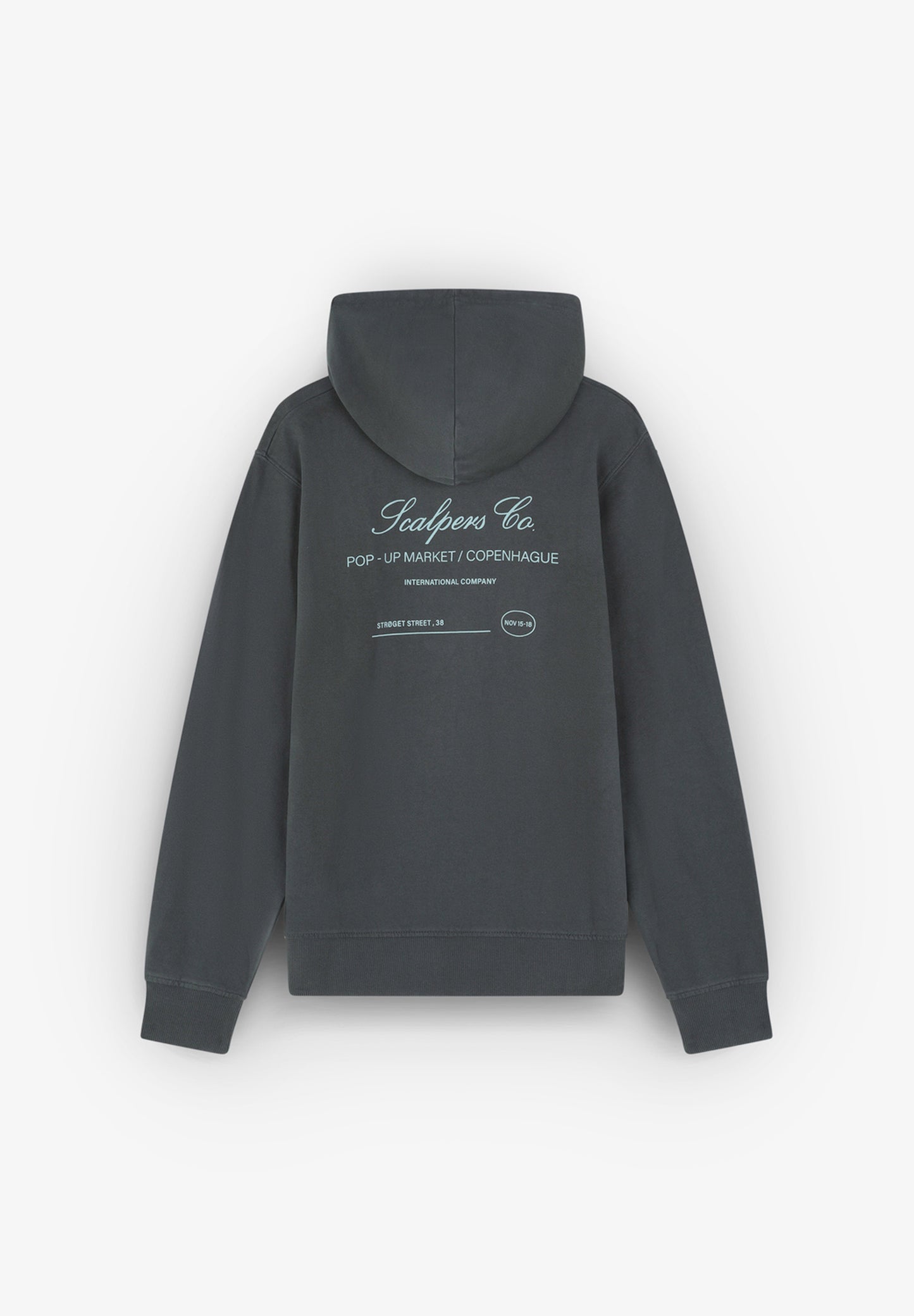 SUDADERA CAPUCHA TEXTO TRASERO