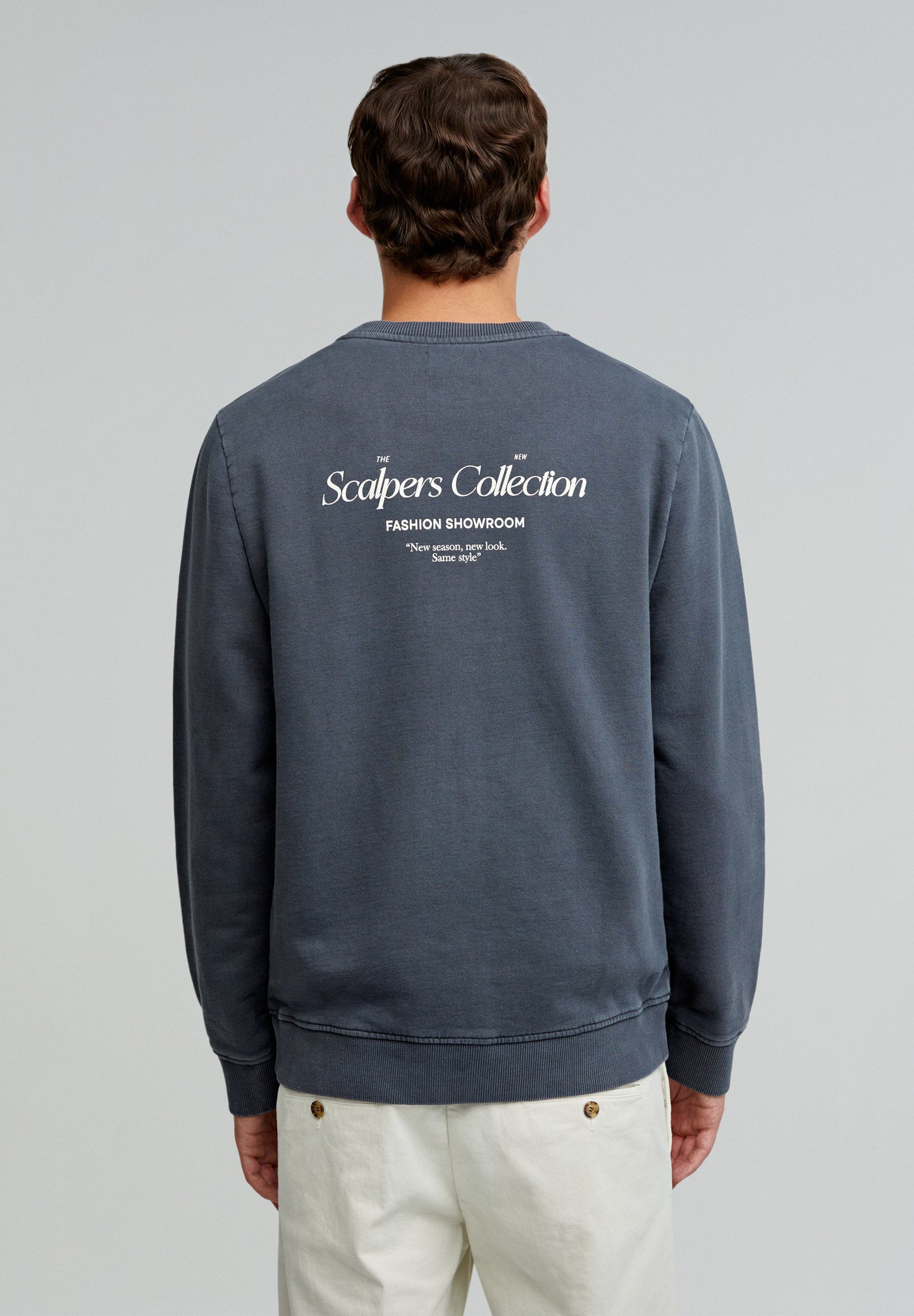 SUDADERA LAVADA PRINT LOGO