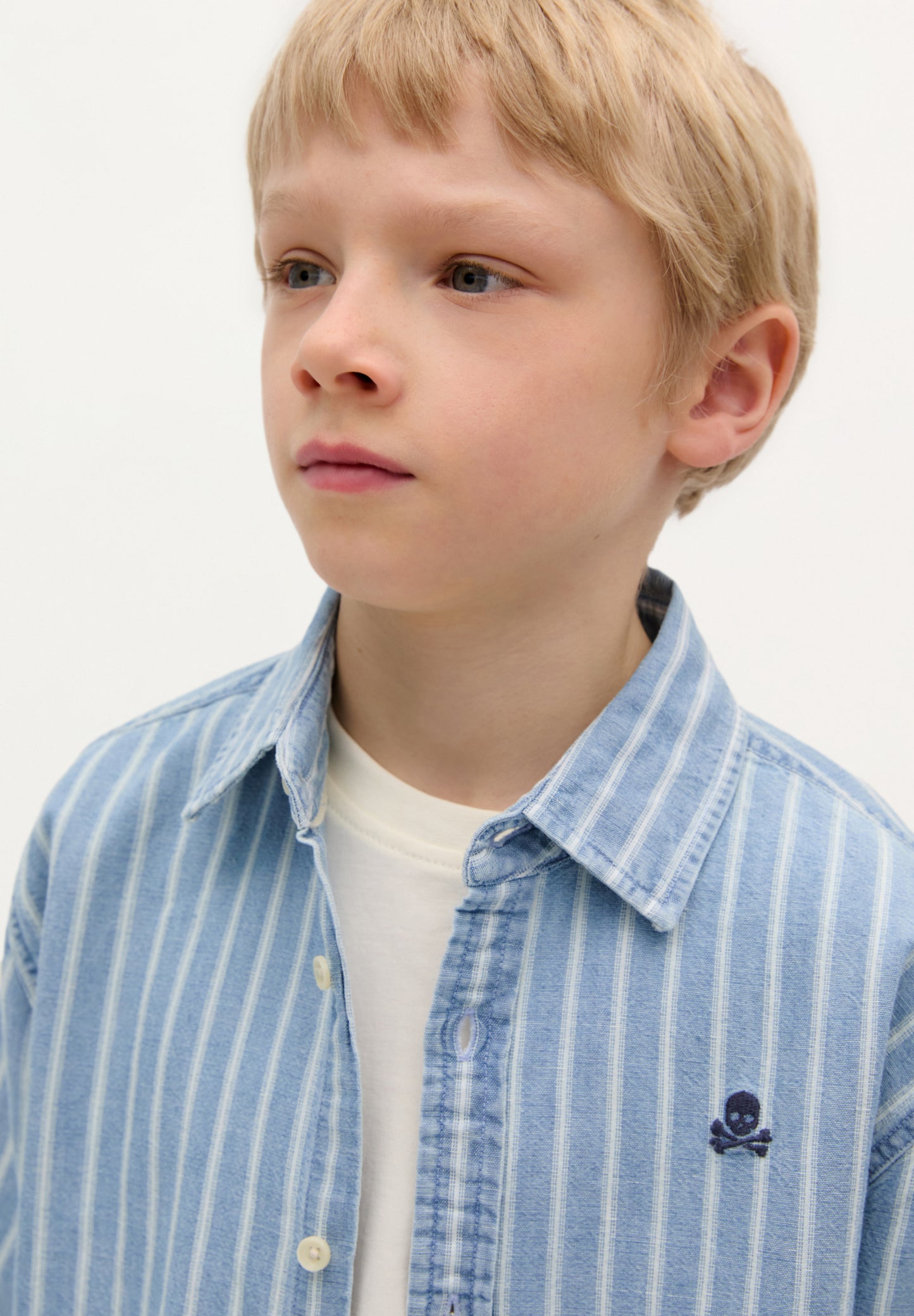CAMISA DENIM RAYAS
