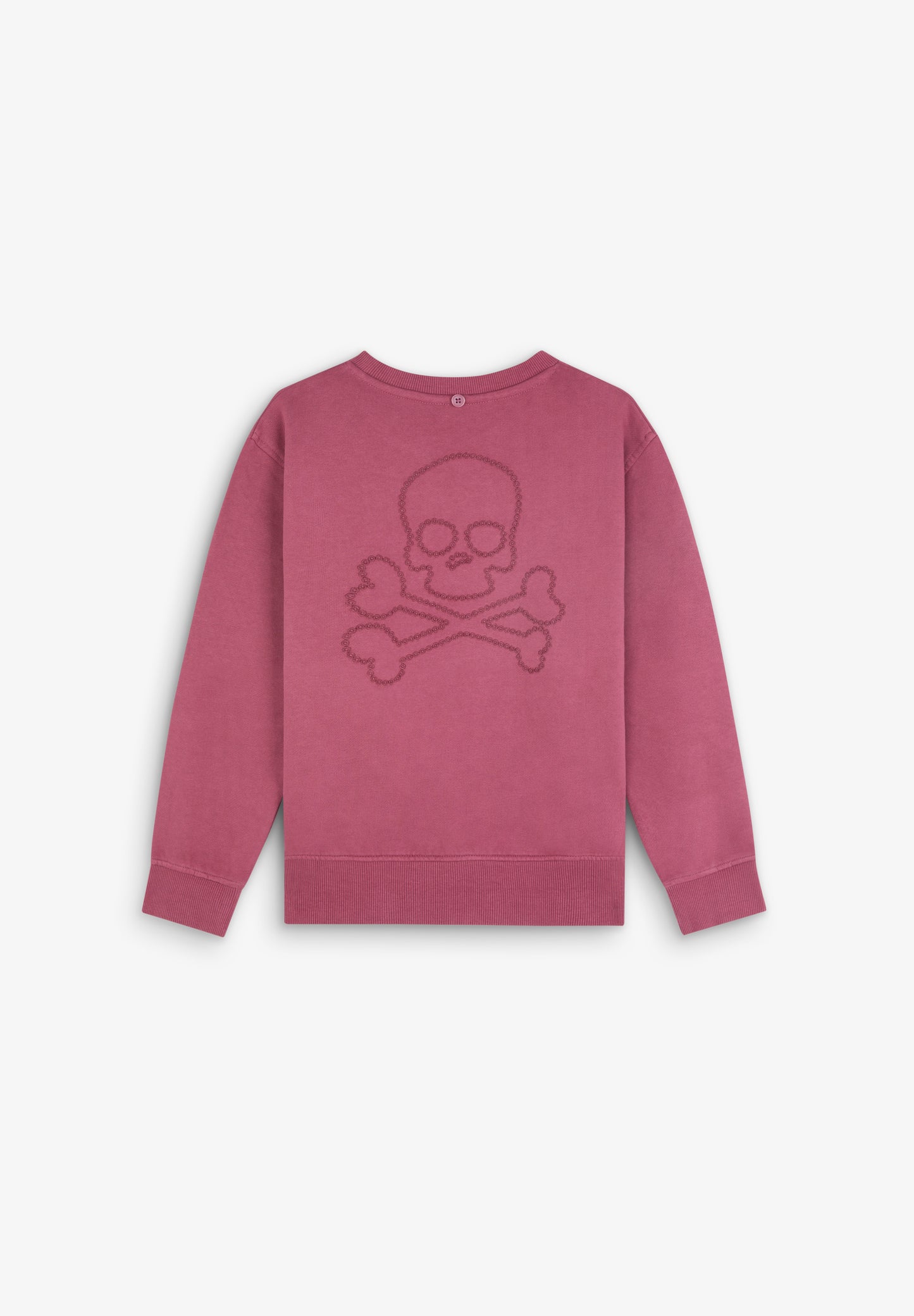 SUDADERA CALAVERA TRASERA BORDADA