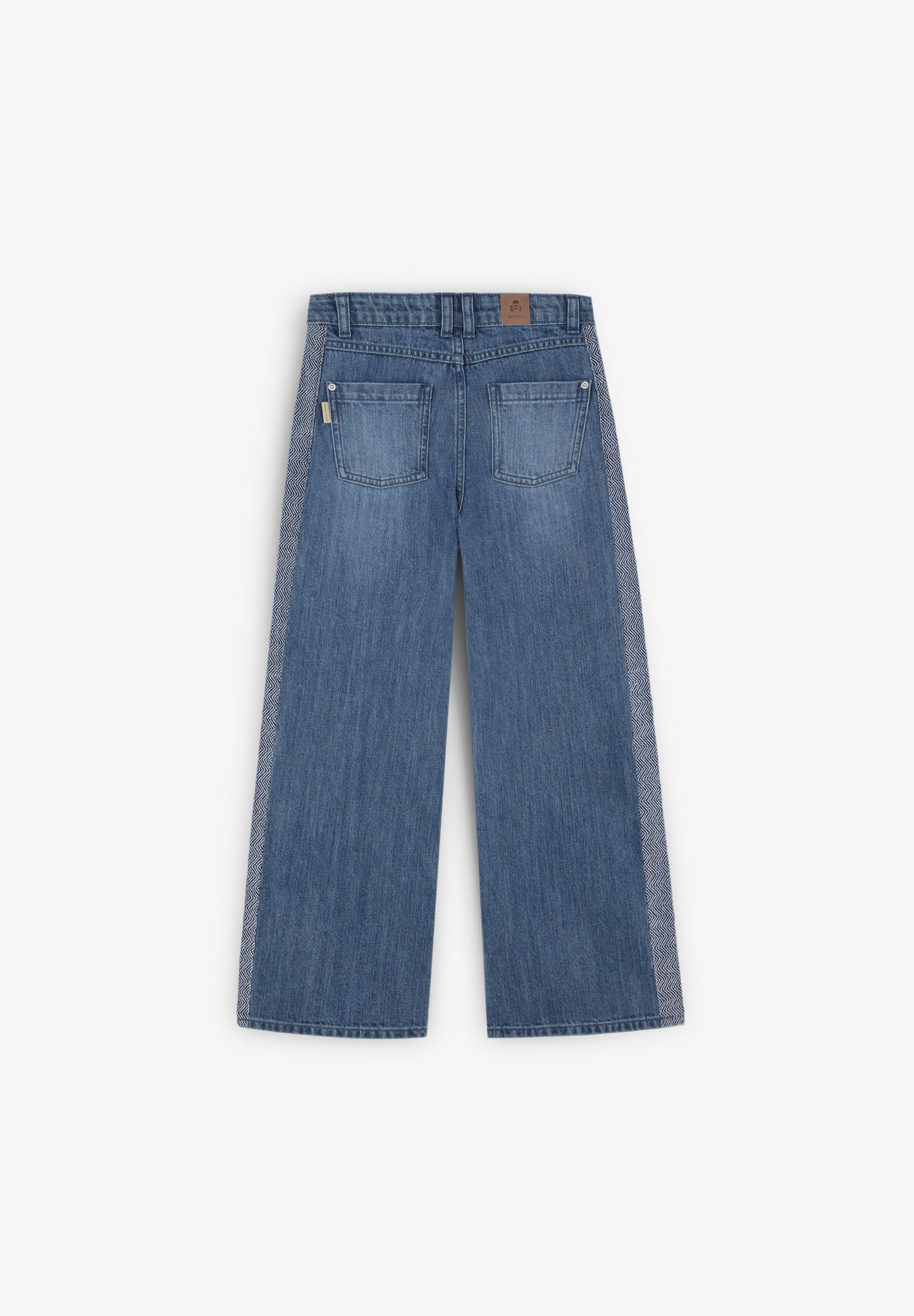 JEANS CULOTTE DETALLE BORDADOS