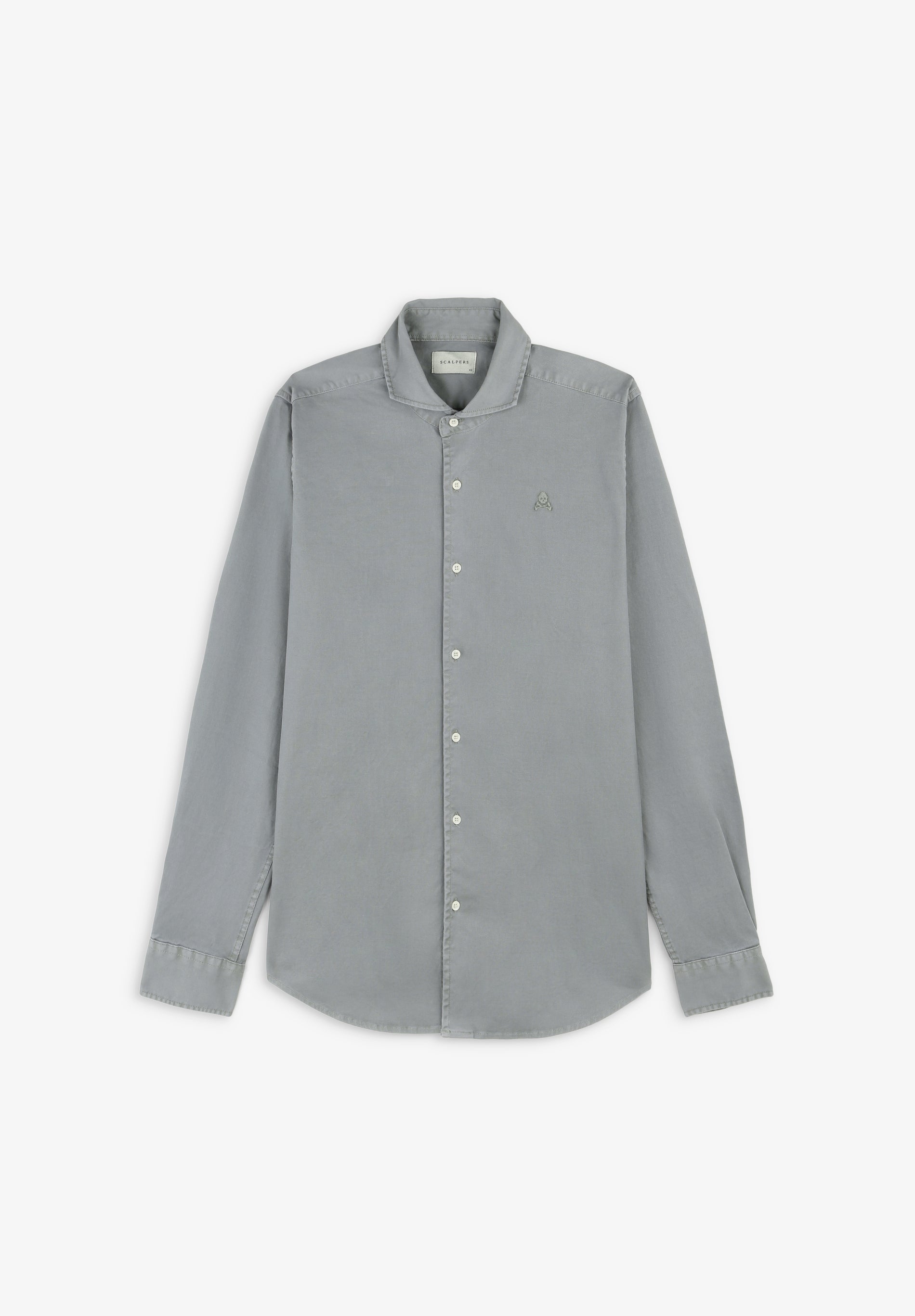 CAMISA PIQUÉ CALAVERA TONO