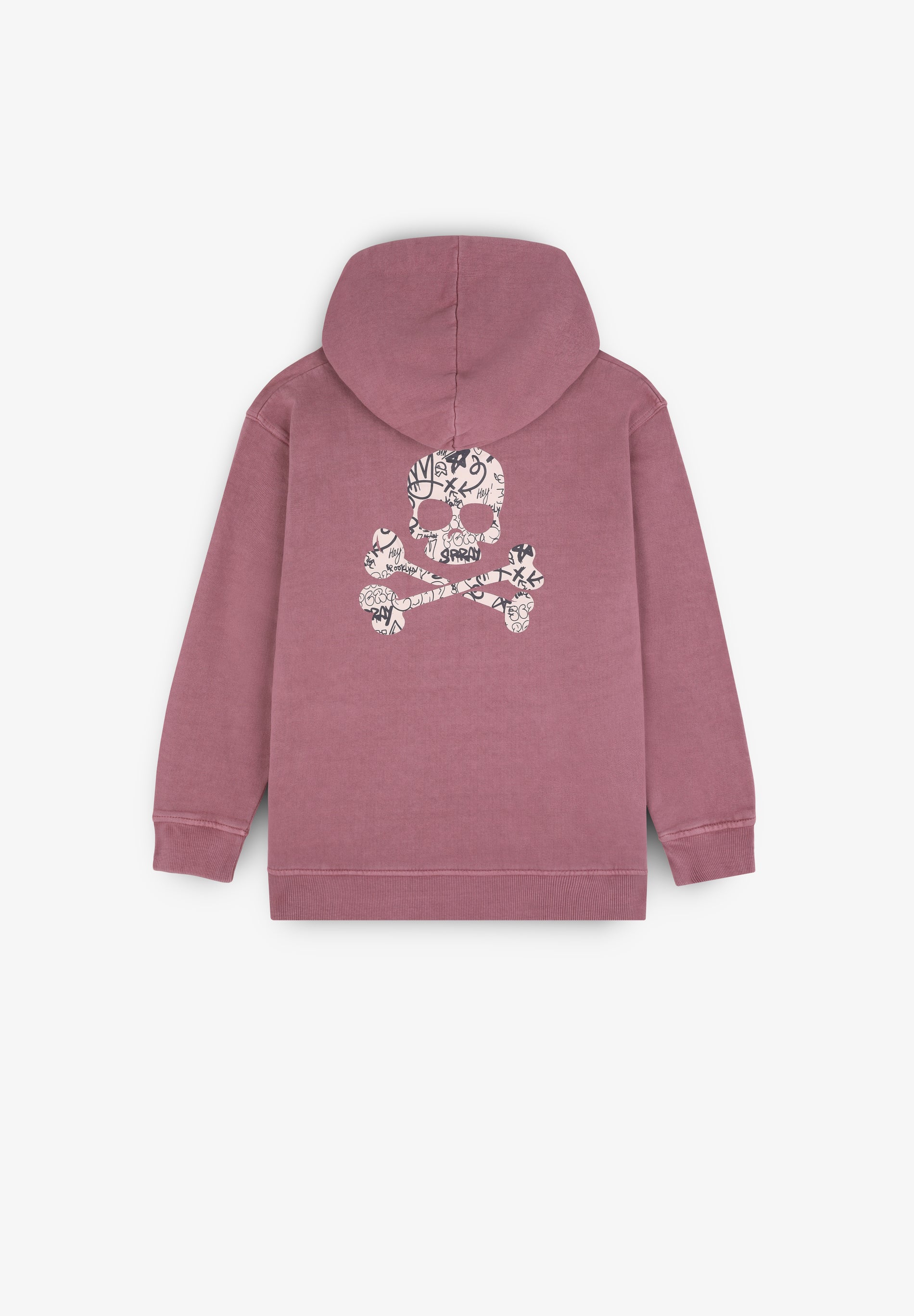 SUDADERA CALAVERA TRASERA GRAFITI