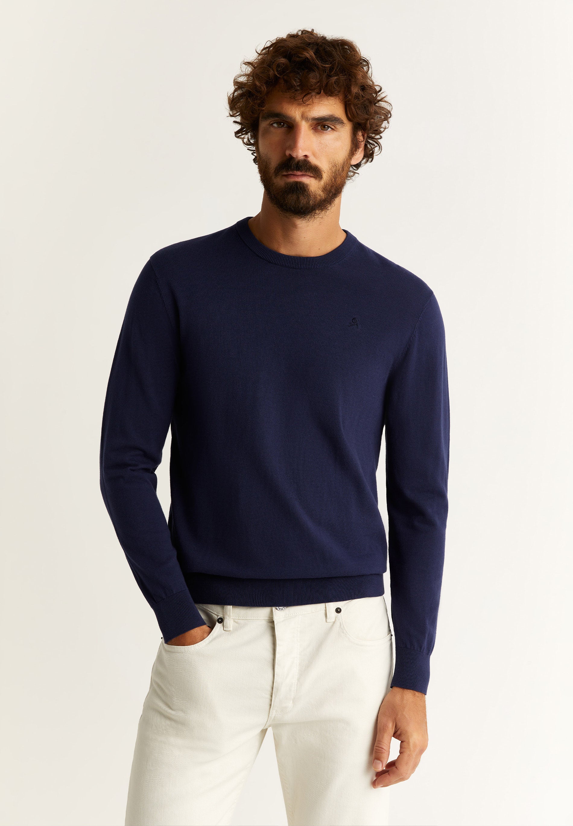 JERSEY CUELLO REDONDO CALAVERA