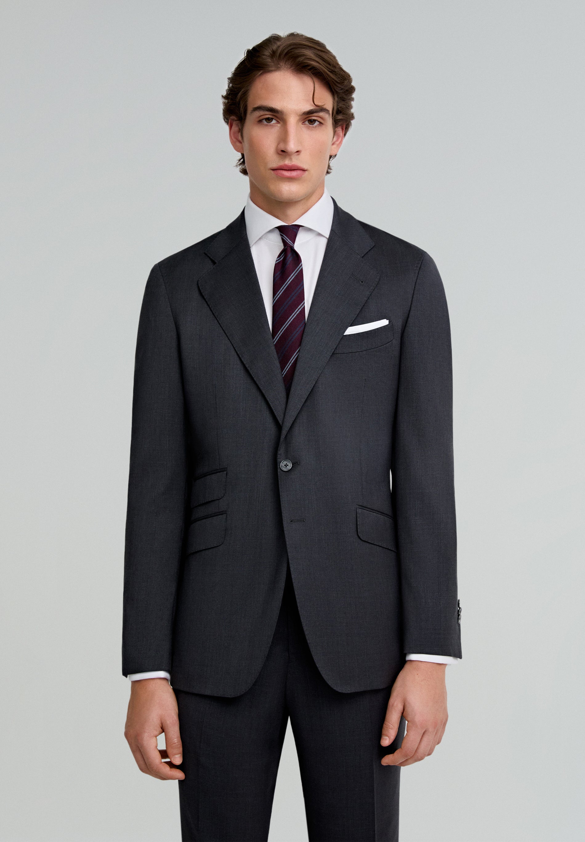 TRAJE GRIS LANA - Scalpers