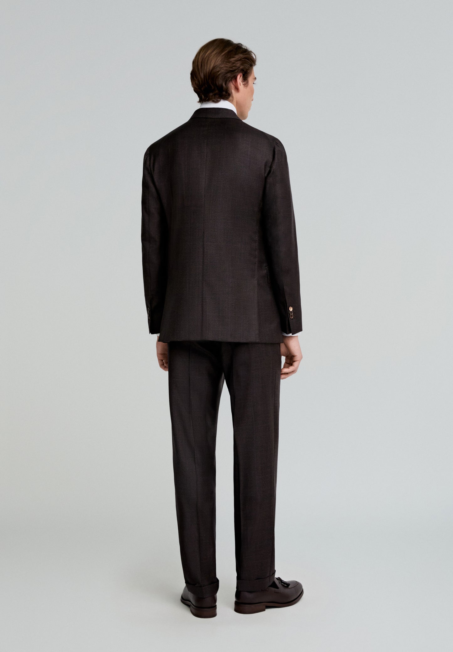 TRAJE MARRÓN LANA