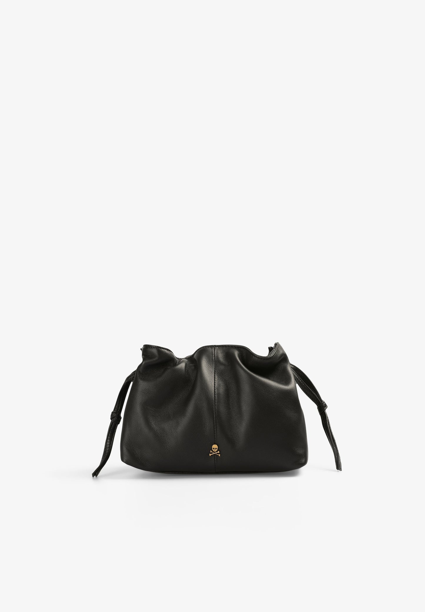 BOLSO MINI PIEL TIRAS FRUNCE